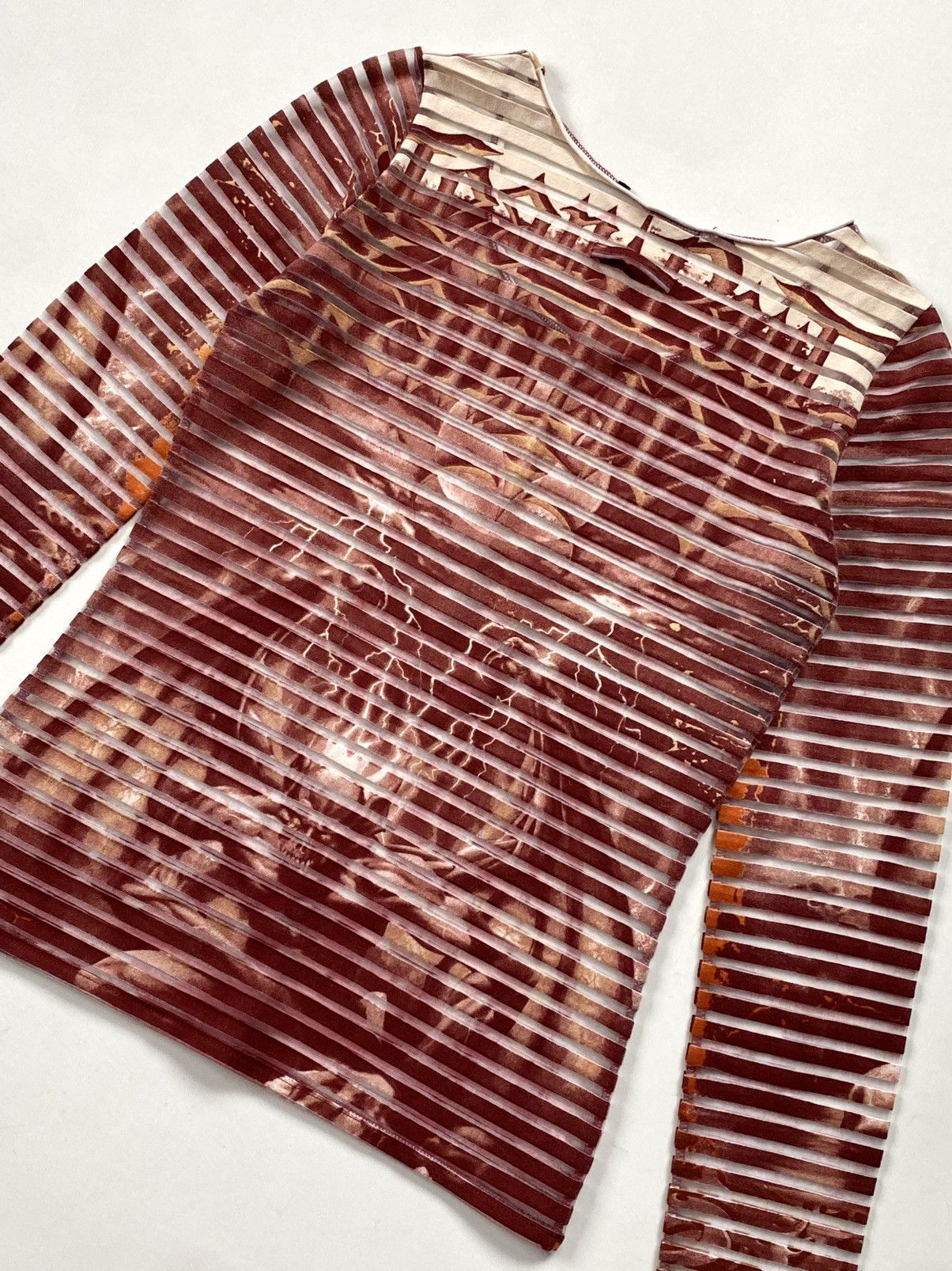 Jean Paul Gaultier 🔥Grail! SS2001 Jean Paul Gaultier Satan Gargoyle Mesh Top Size S / US 4 / IT 40 - 12 Thumbnail