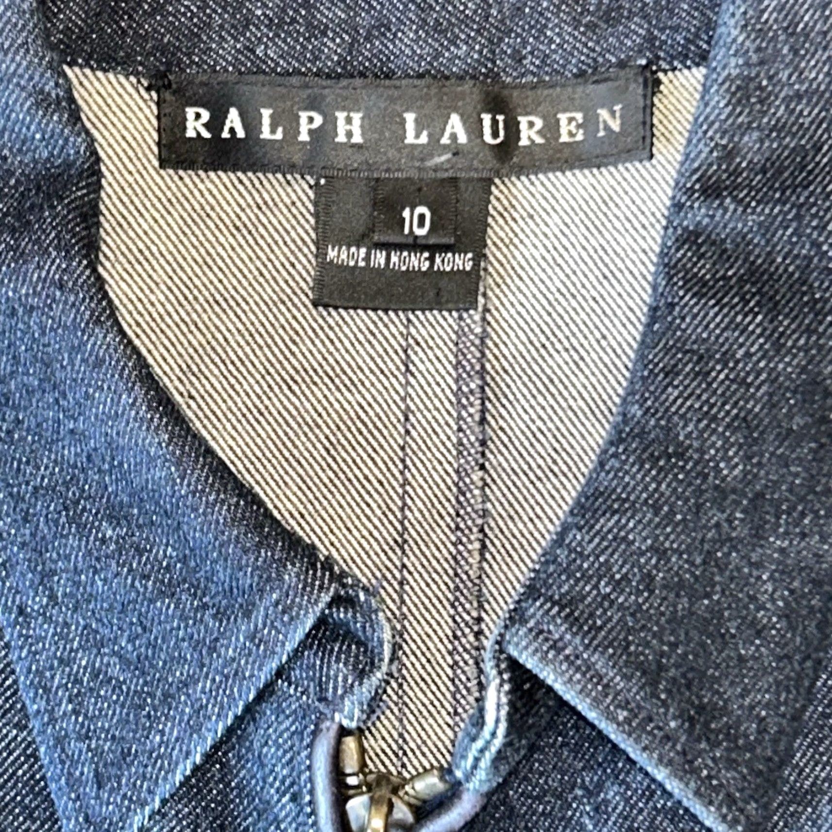 Ralph Lauren RALPH LAUREN Black Label Denim Sheath Dress Sleeveless Women’s 10 Size L / US 10 / IT 46 - 2 Thumbnail