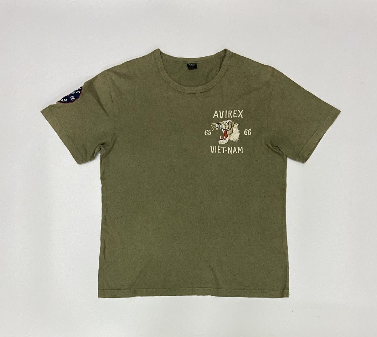 Avirex AVIREX 173 AIRBORNE VIETNAM WAR TEE Size US L / EU 52-54 / 3 - 2 Thumbnail