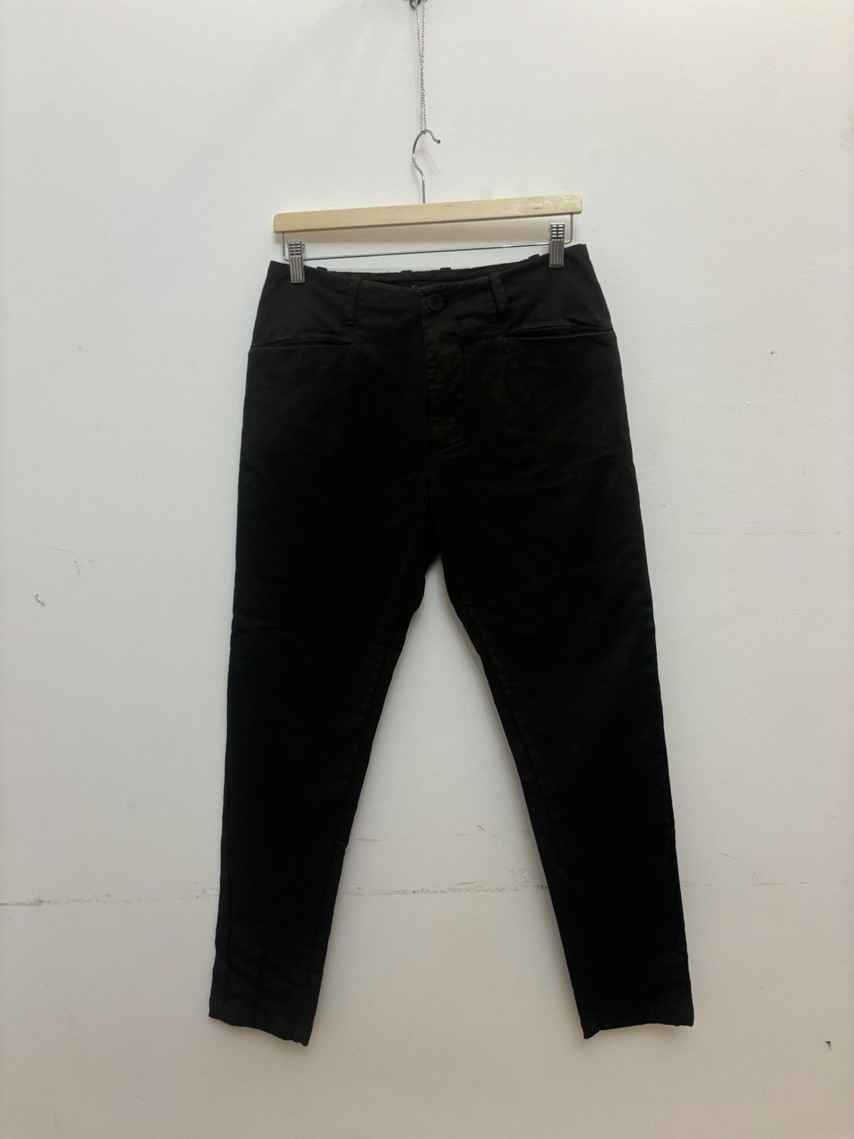 Transit Uomo Transit Uomo Black Trousers Size US 30 / EU 46 - 1 Thumbnail