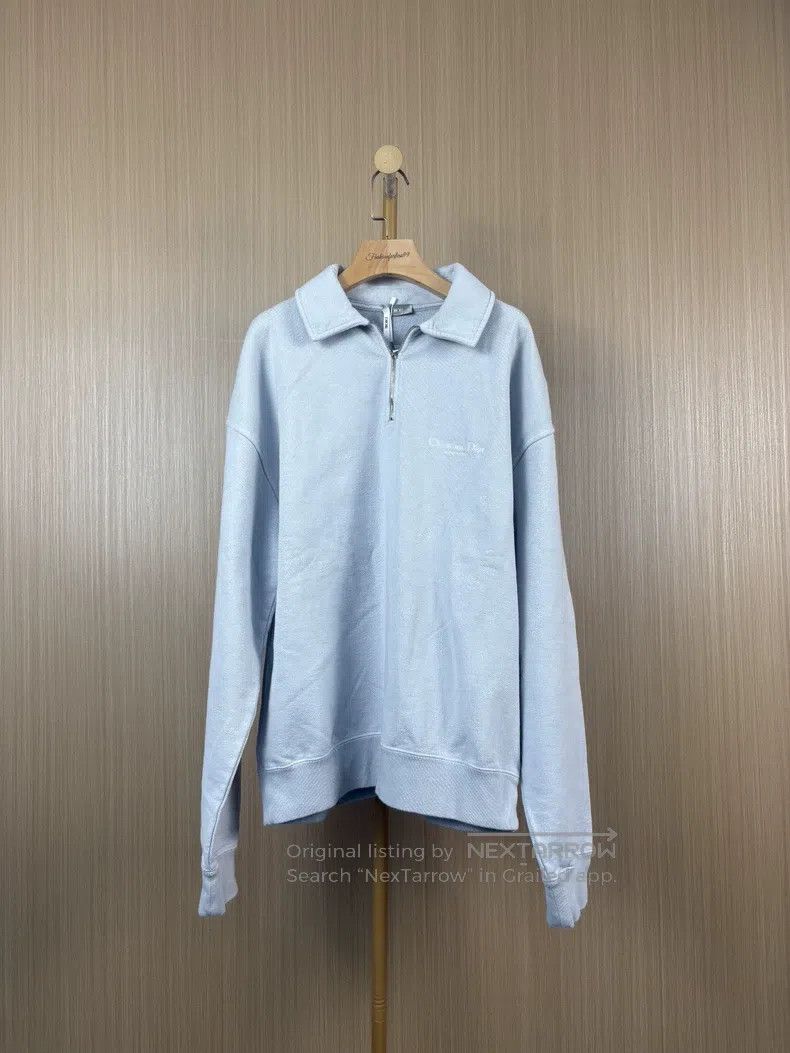 Dior Dior Sloan embroidery half-zipper sweatshirt Size US M / EU 48-50 / 2 - 1 Thumbnail