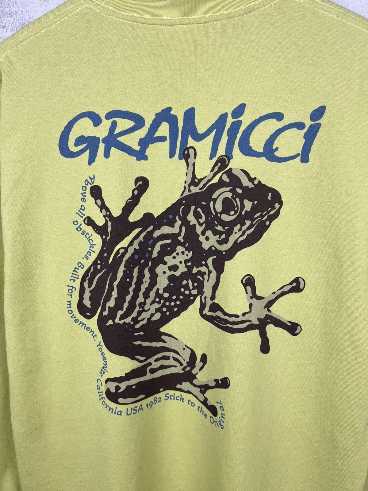 Vintage Gramicci USA Skate Graphic Logo Long-sleeve Hype Y2K