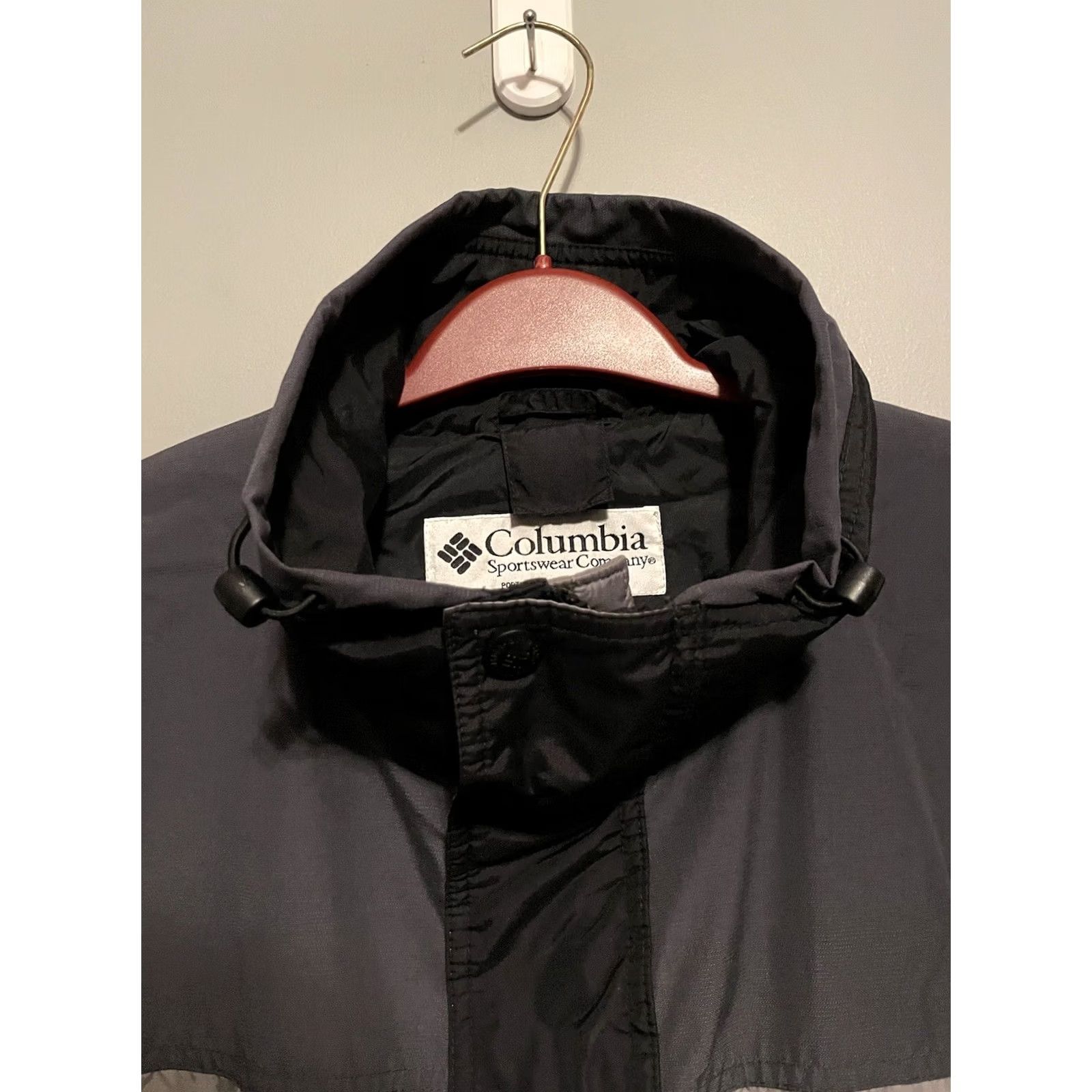 Vintage VINTAGE Columbia Interchange Bugaboo Jacket Black Grey Men's L Windbreaker Size US L / EU 52-54 / 3 - 3 Thumbnail