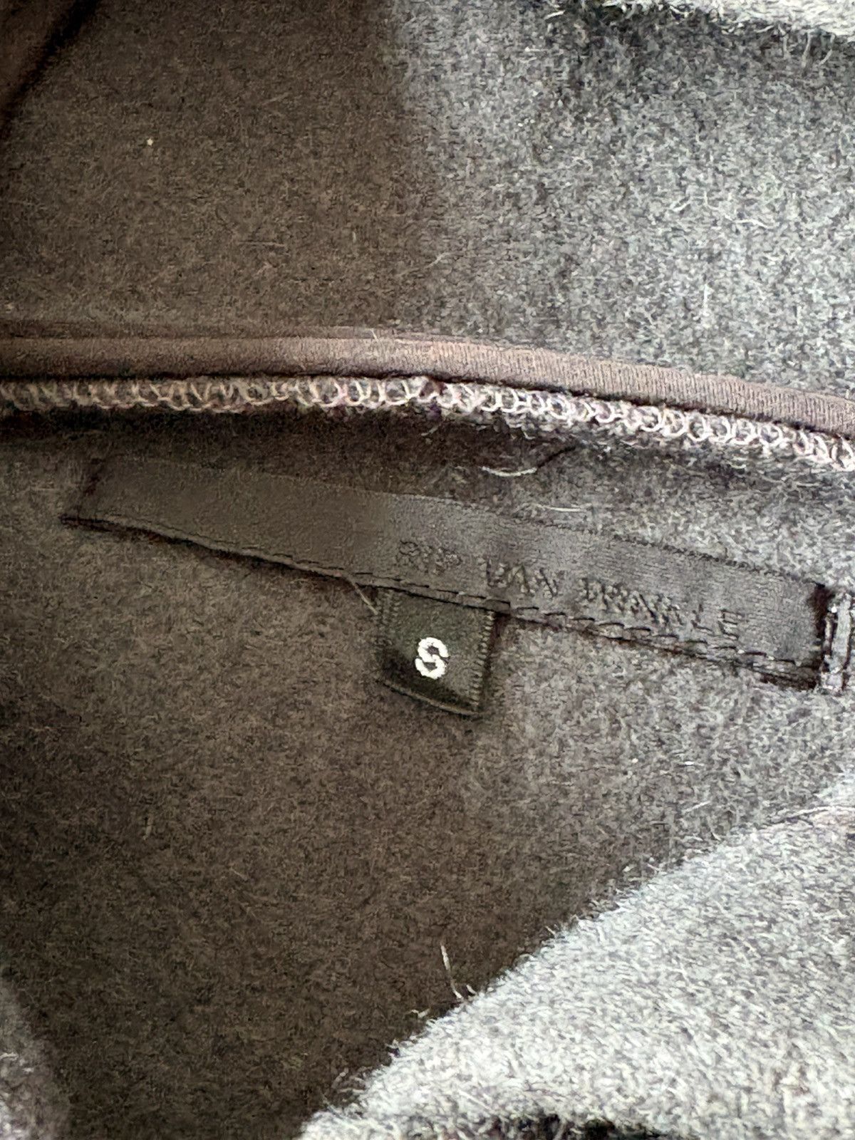 RIPVANWINKLE RIPVANWRINKLE Wool Dark Grey Zip-up Hoodie Sweatshirt Size US S / EU 44-46 / 1 - 8 Thumbnail