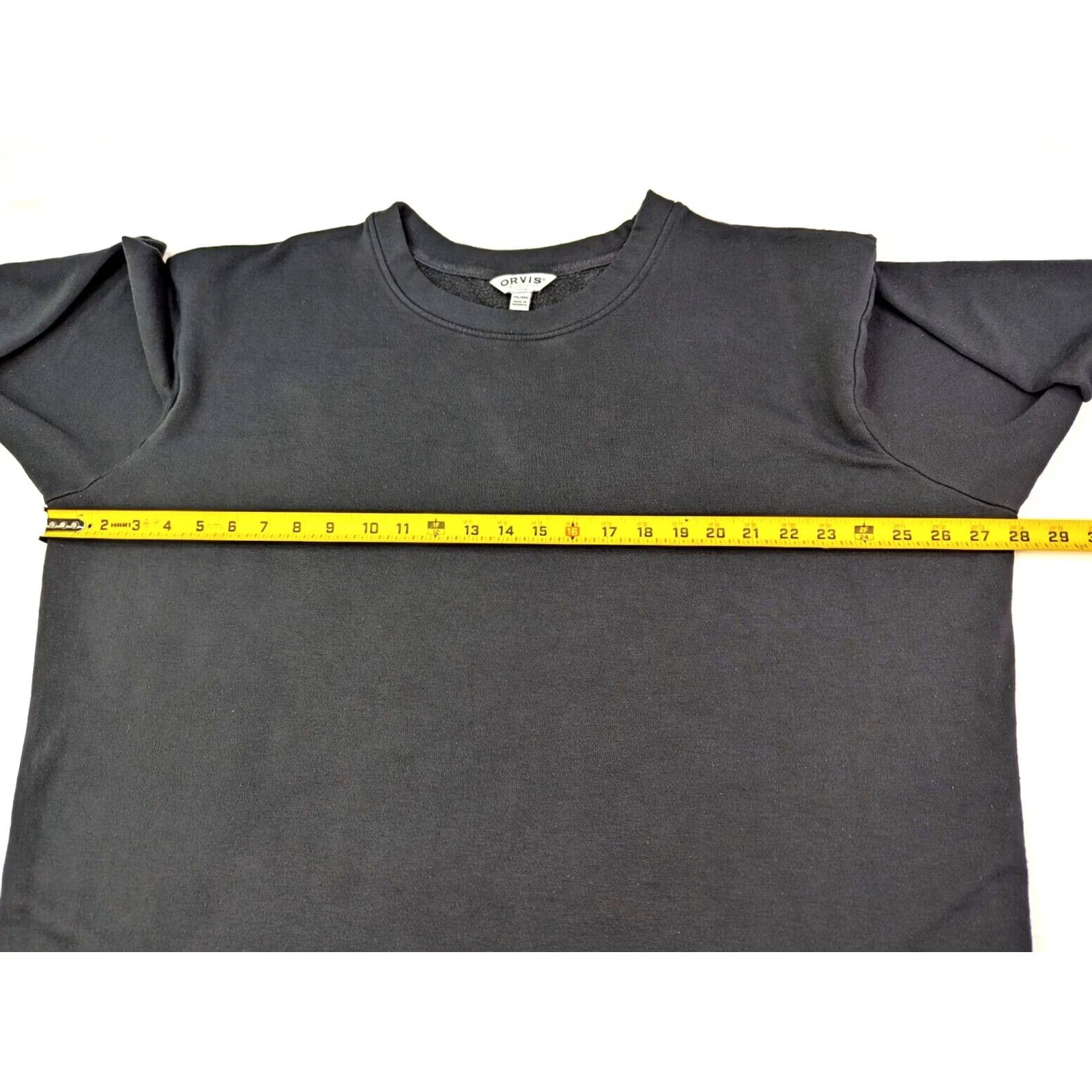 Orvis Orvis Modal Blend Pullover Lightweight Sweater Men 2XL Crew Neck Black Solid Knit All Seasons Size US XXL / EU 58 / 5 - 6 Thumbnail