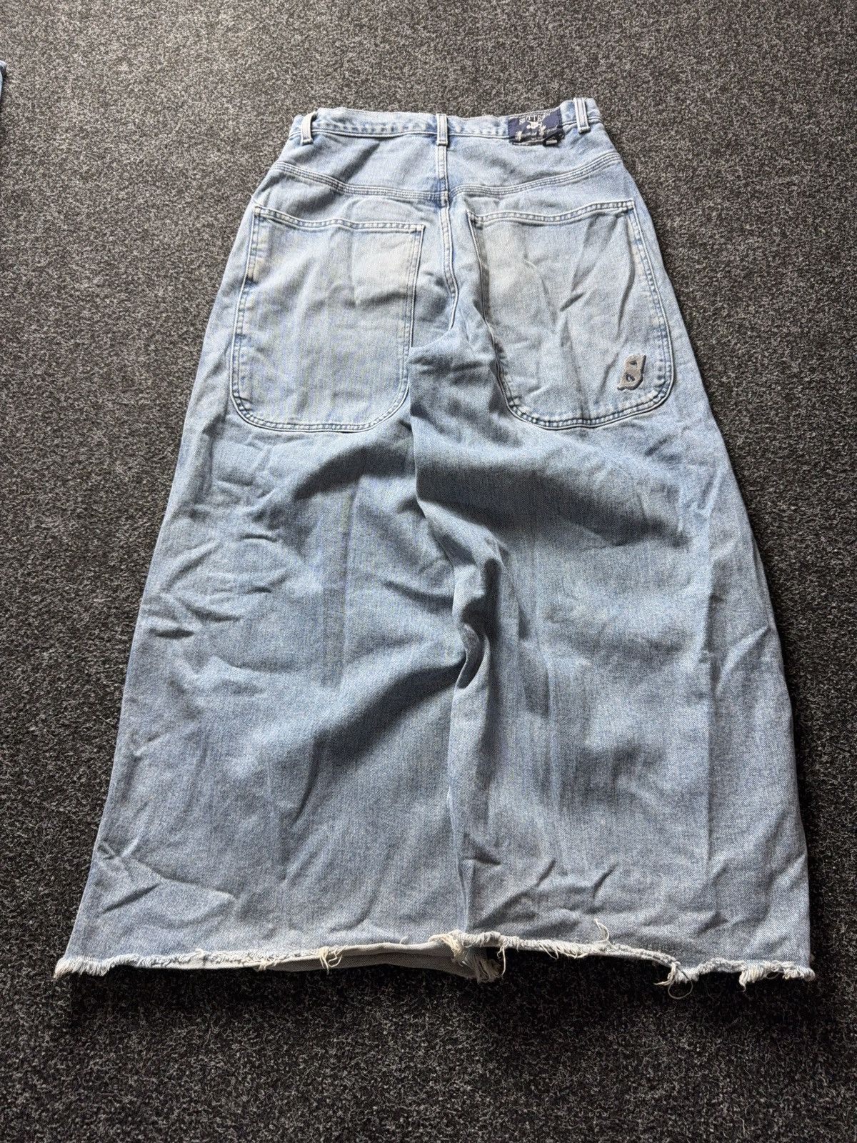 JNCO Vintage y2k ultra baggy wide leg SK8 00s JNCO Style jeans Size US 31 - 15 Thumbnail