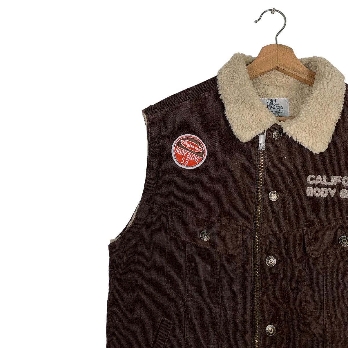 Body Glove Body Glove Surf Style Sherpa Corduroy Vest #0842-C38 Size US L / EU 52-54 / 3 - 8 Thumbnail
