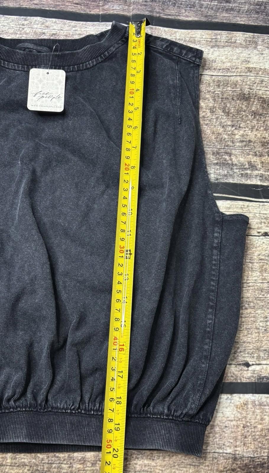 Other Free People We The Free Tank Top Womens XS Cotton Black $58 Size XS / US 0-2 / IT 36-38 - 8 Thumbnail