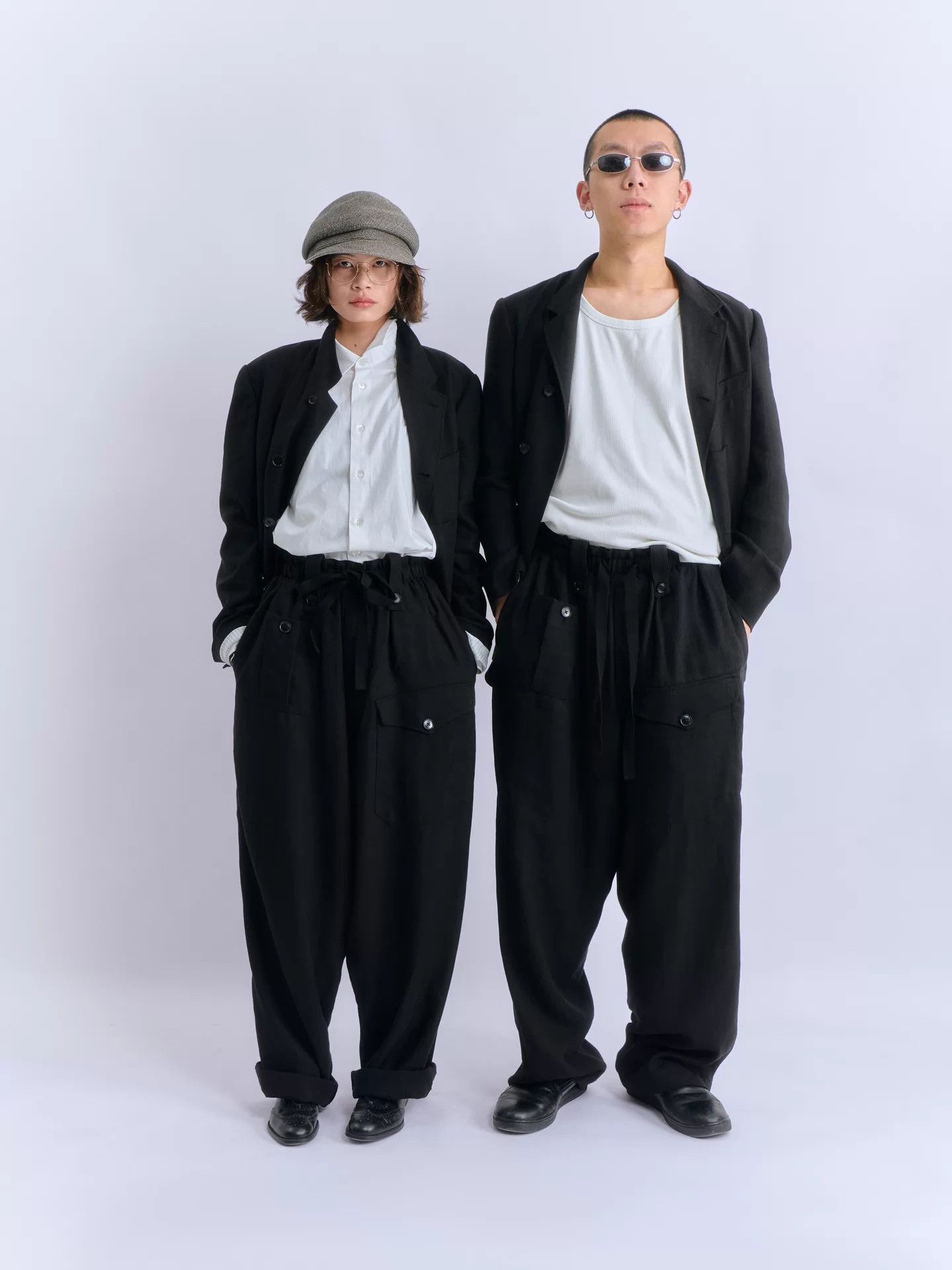 Other YUKIO SATO Sato Pants Ramie Tencel Wide-Leg Size US 34 / EU 50 - 2 Thumbnail