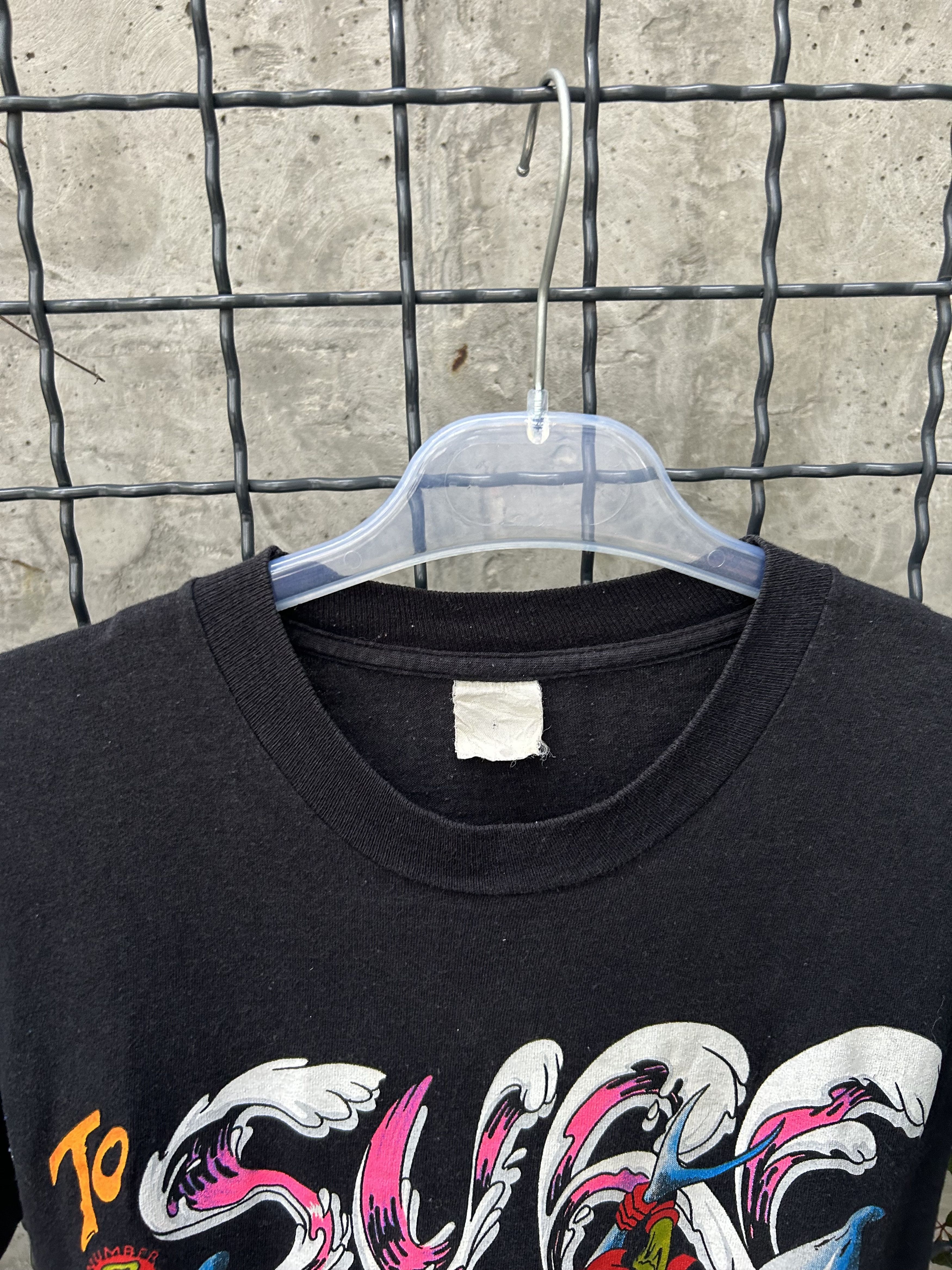 Vintage Vintage 90s Street Cred To Surf And Protect Comics T-shirt Size US XS / EU 42 / 0 - 4 Thumbnail