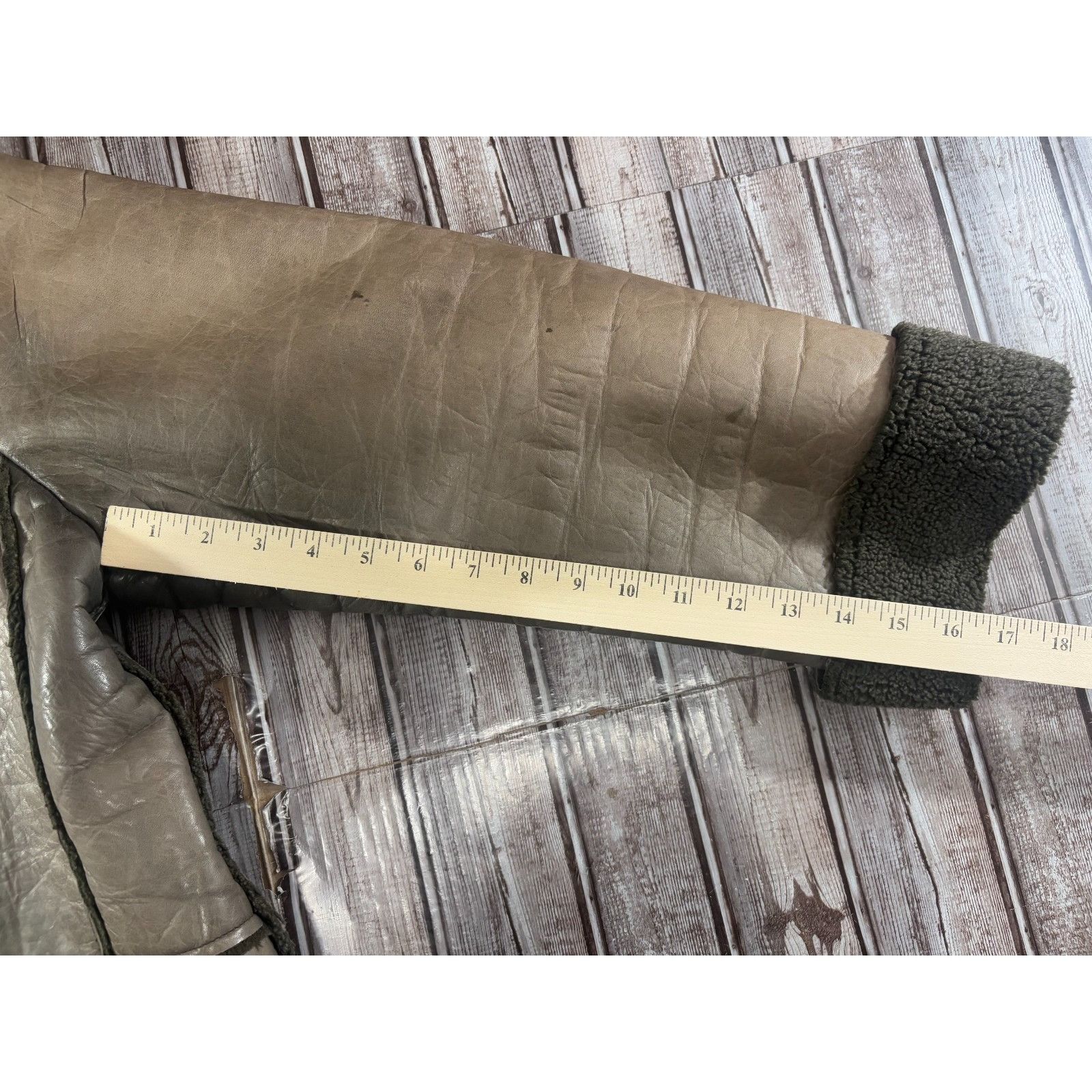 Blackmeans 291295 = Homme Hooded Leather Shearling Coat Jacket size F Size US L / EU 52-54 / 3 - 6 Thumbnail