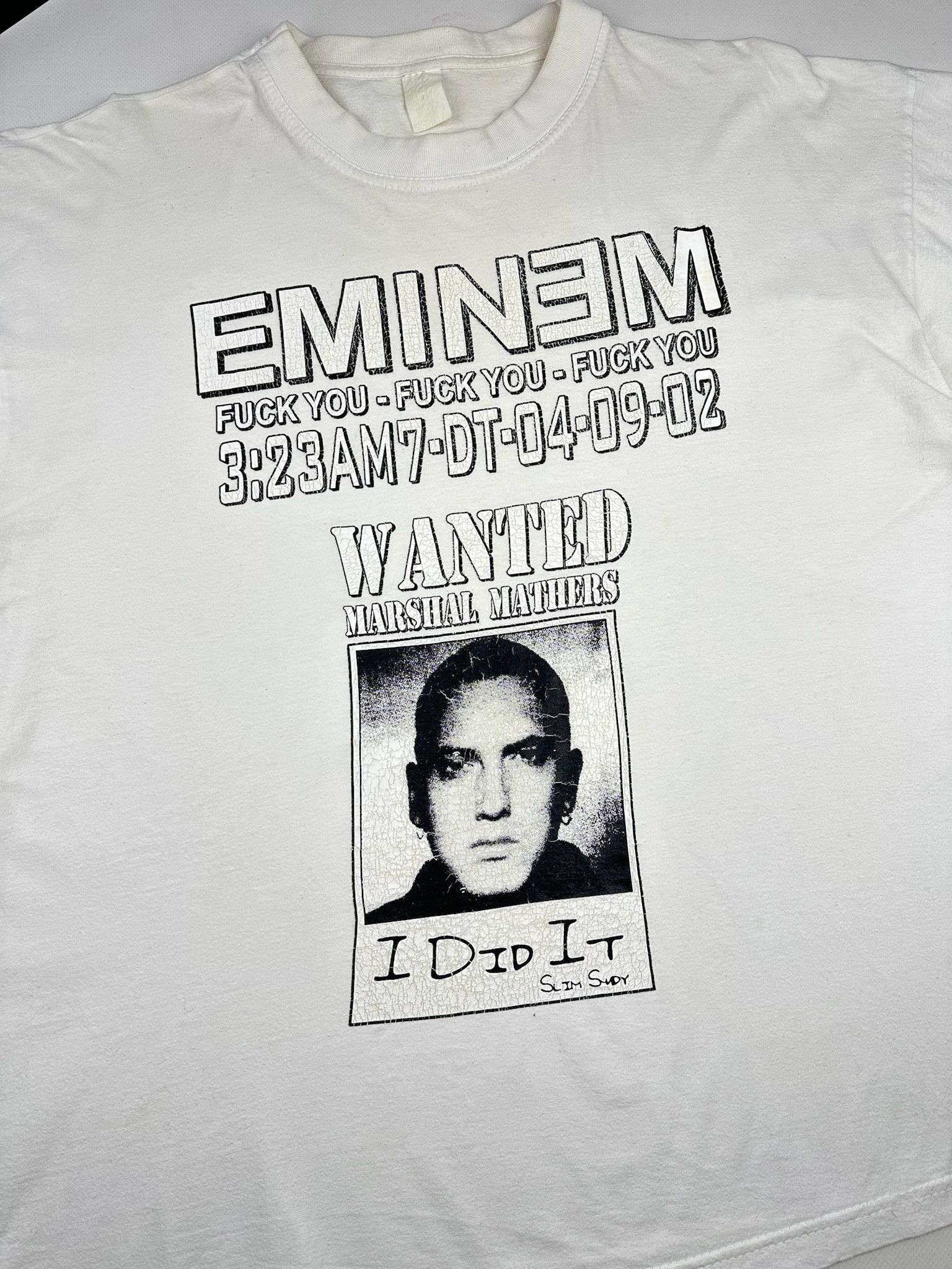 Eminem 00s Vintage The Eminem T-Shirt Size US XL / EU 56 / 4 - 2 Thumbnail