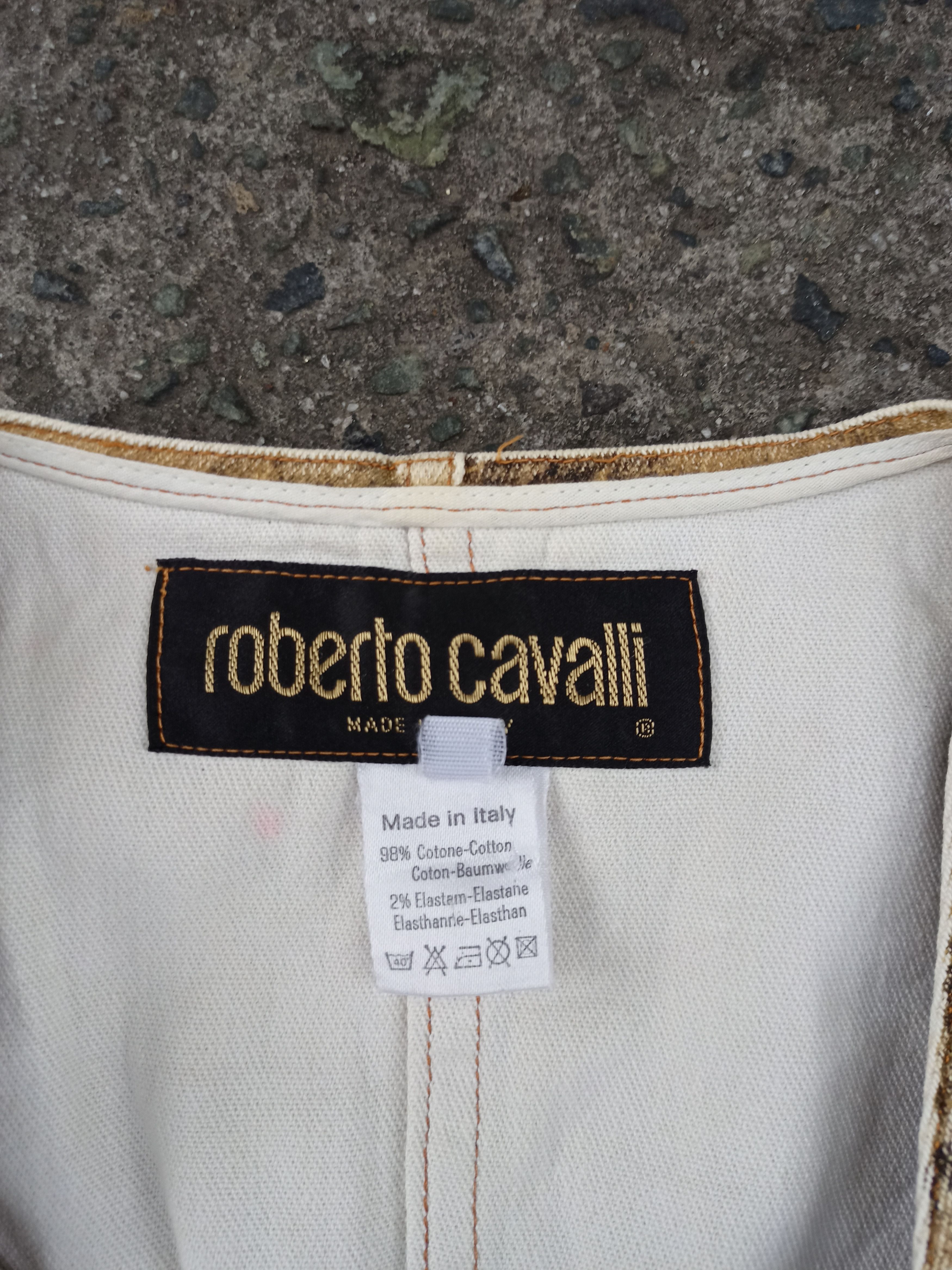 Roberto Cavalli ROBERTO CAVALLI - AW94 - 95 renaissance print vest Size S / US 4 / IT 40 - 8 Thumbnail