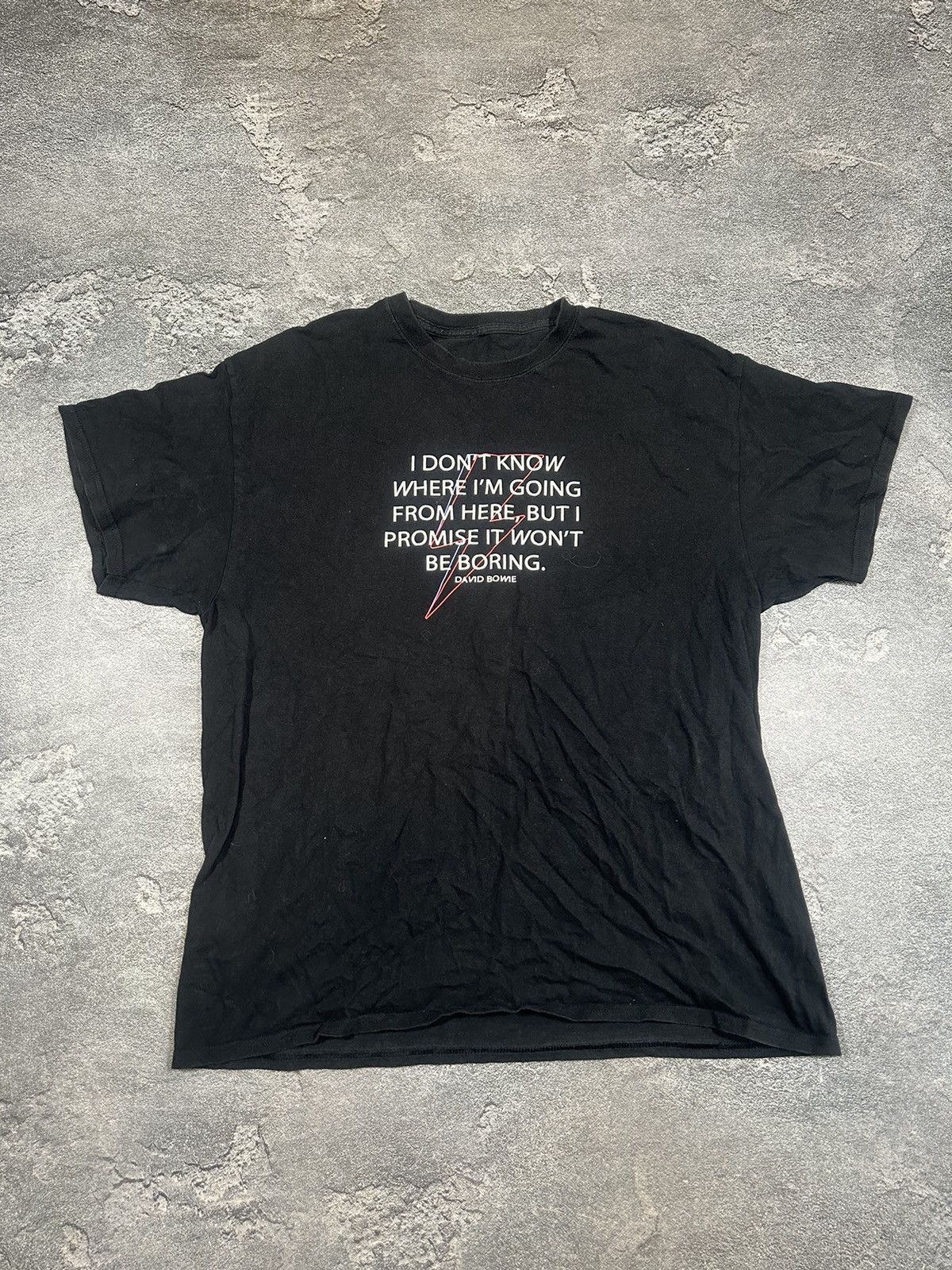 Band Tees × Vintage Vintage David Bowie 00s Y2K Rock T-Shirt Size US XL / EU 56 / 4 - 1 Thumbnail