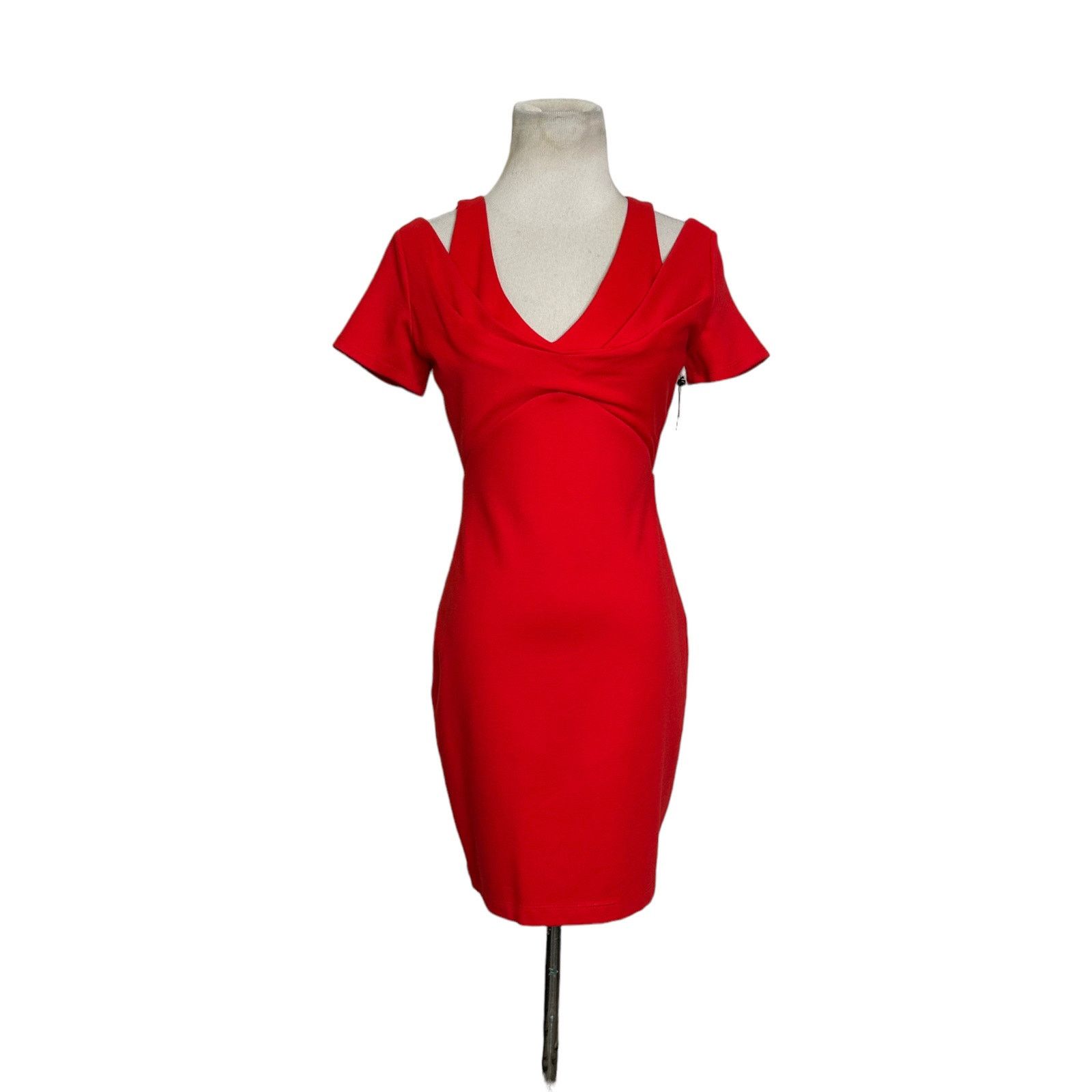 Bailey 44 BAILEY/44 red short sleeves cocktail dress size Small Size S / US 4 / IT 40 - 20 Thumbnail
