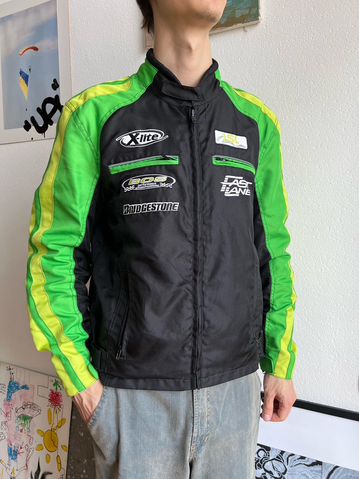 Vintage Racing vintage fast lane jacket Size US L / EU 52-54 / 3 - 13 Thumbnail