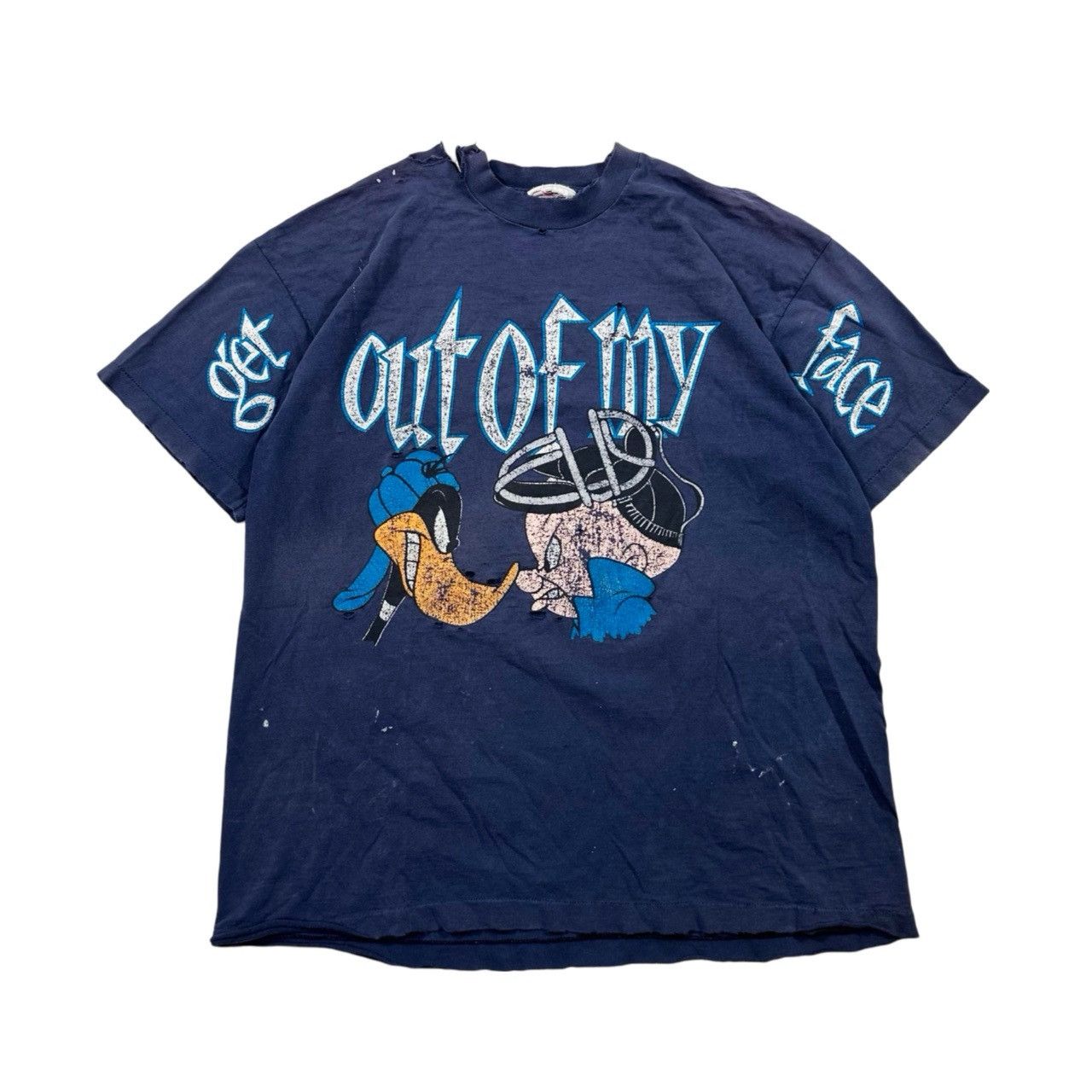 Vintage Vintage 90s Single Stitch Get Out of My Face Looney Tunes Size US XL / EU 56 / 4 - 1 Thumbnail
