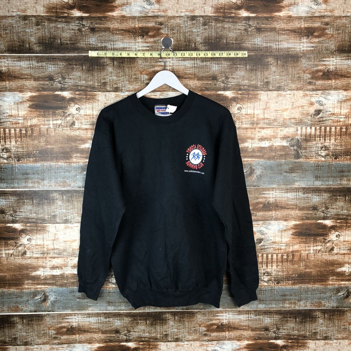 Japanese Brand Yokota Striders Running Club Black Sweatshirt #A2065 Size US M / EU 48-50 / 2 - 7 Thumbnail