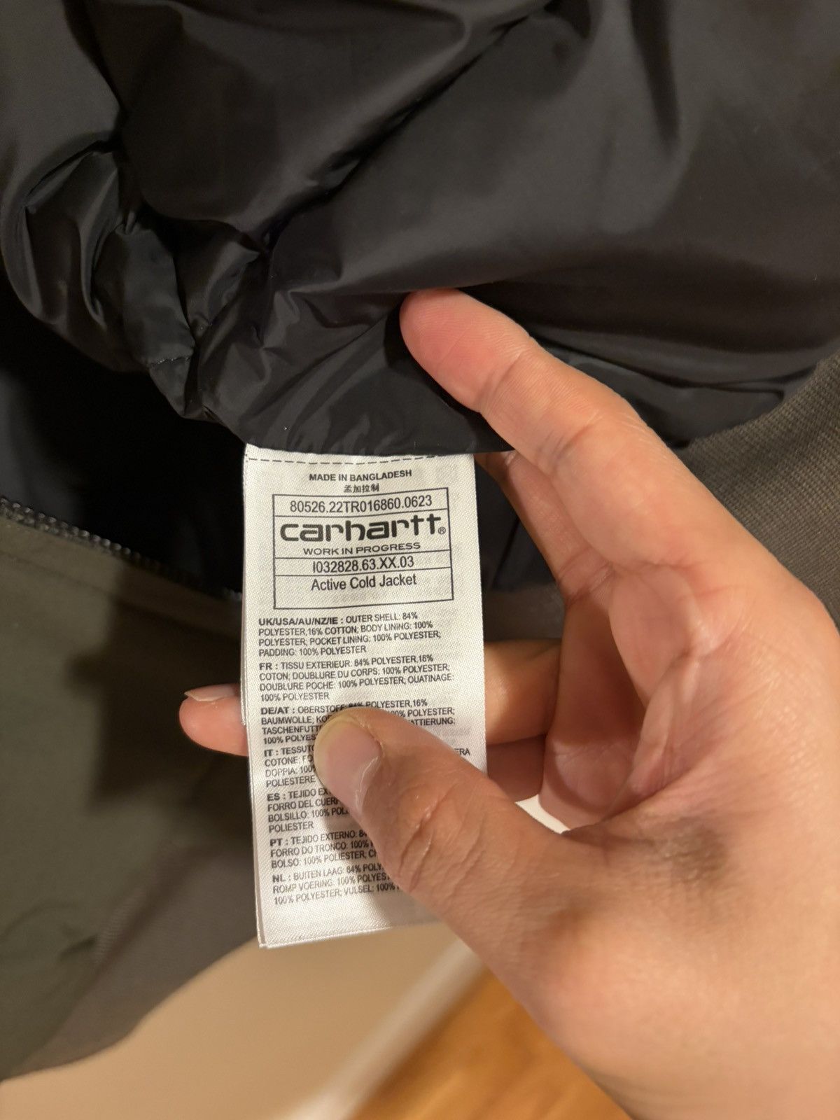 Carhartt Carhartt Wip cold active jacket green Size US S / EU 44-46 / 1 - 3 Thumbnail