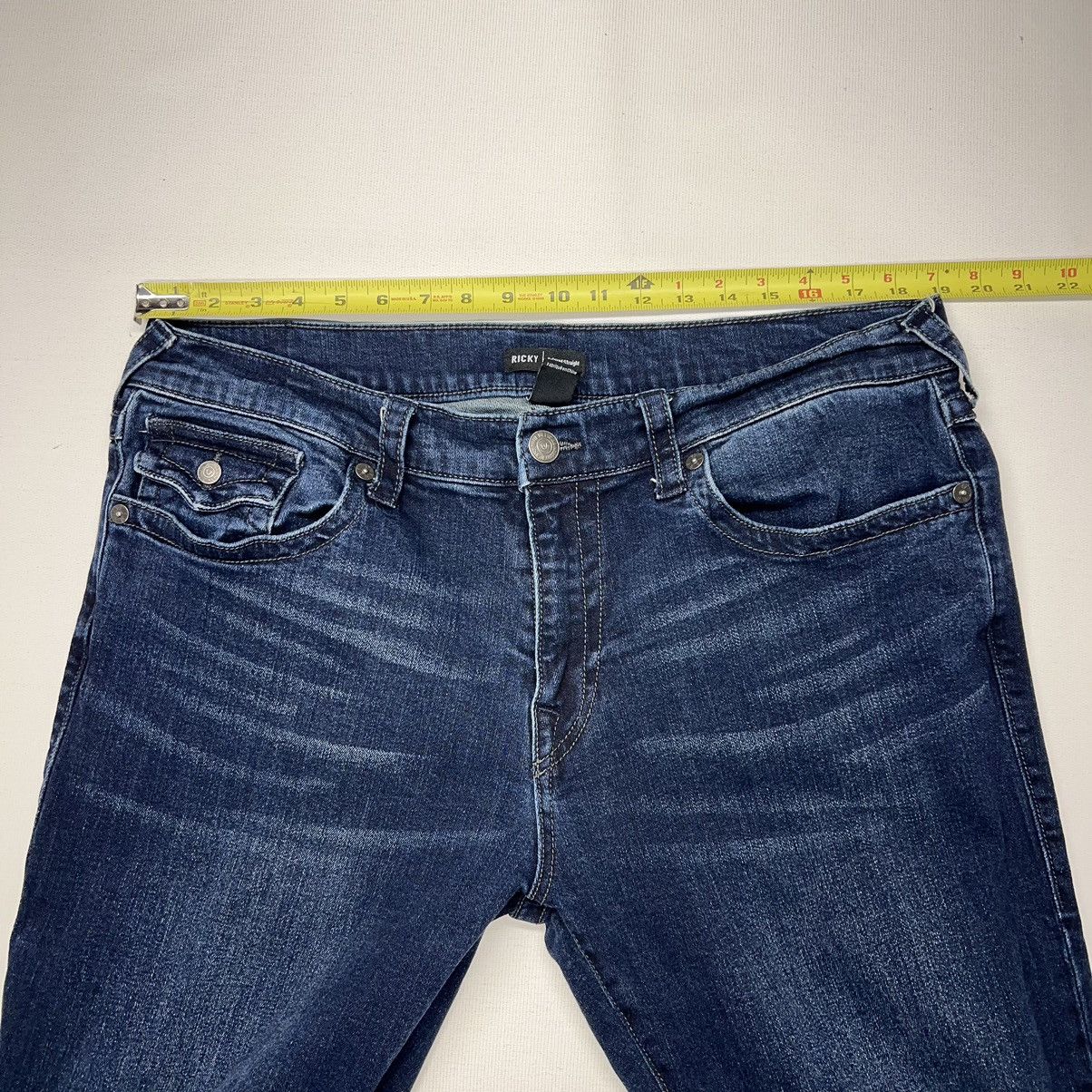 True Religion True Religion Jeans Blue Ricky Relaxed Straight Denim Flap Size US 36 / EU 52 - 21 Thumbnail
