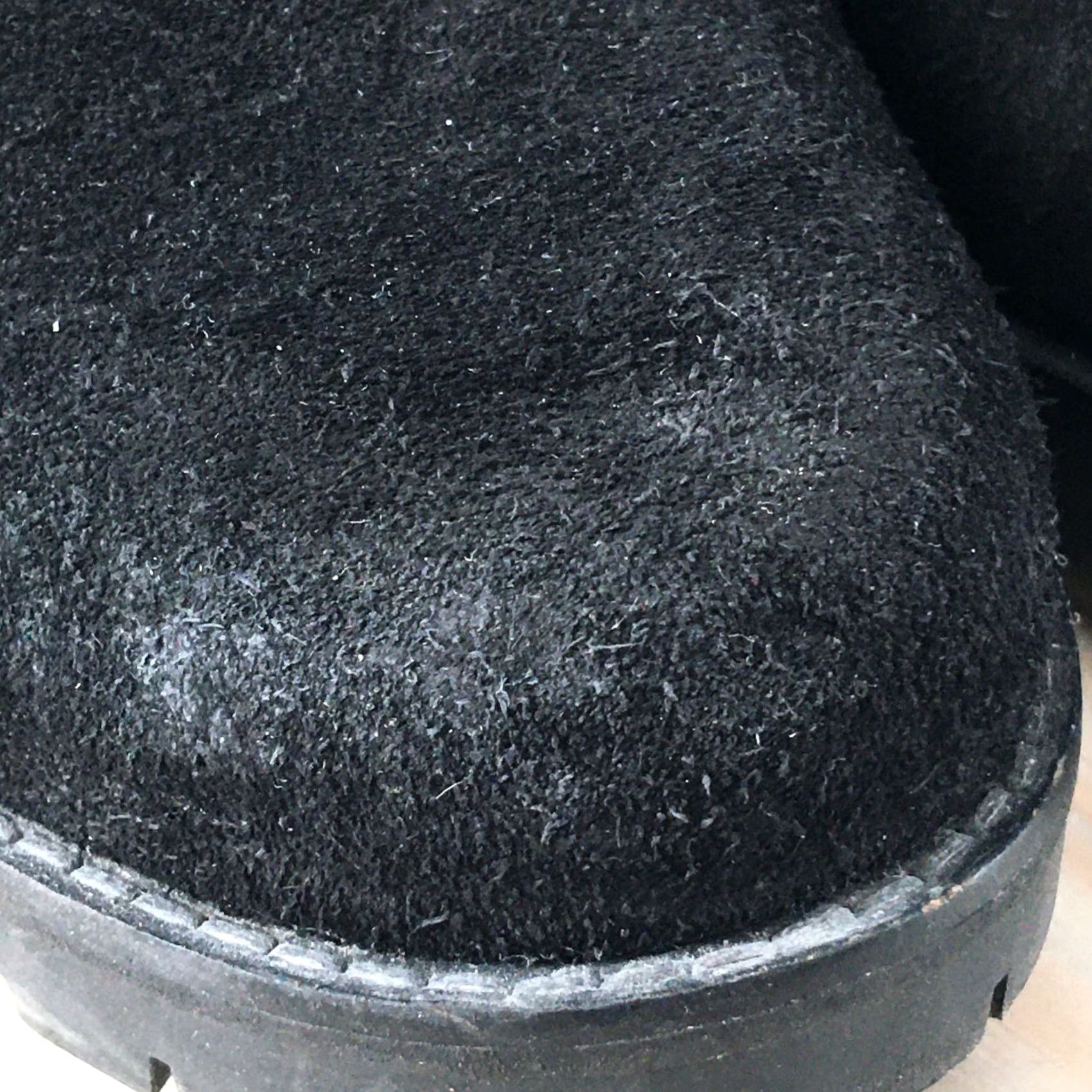 Vintage Diba Boots Womens Black True Casual Side Zip Chelsea Ankle Bootie Suede Size US 8 / IT 38 - 4 Thumbnail