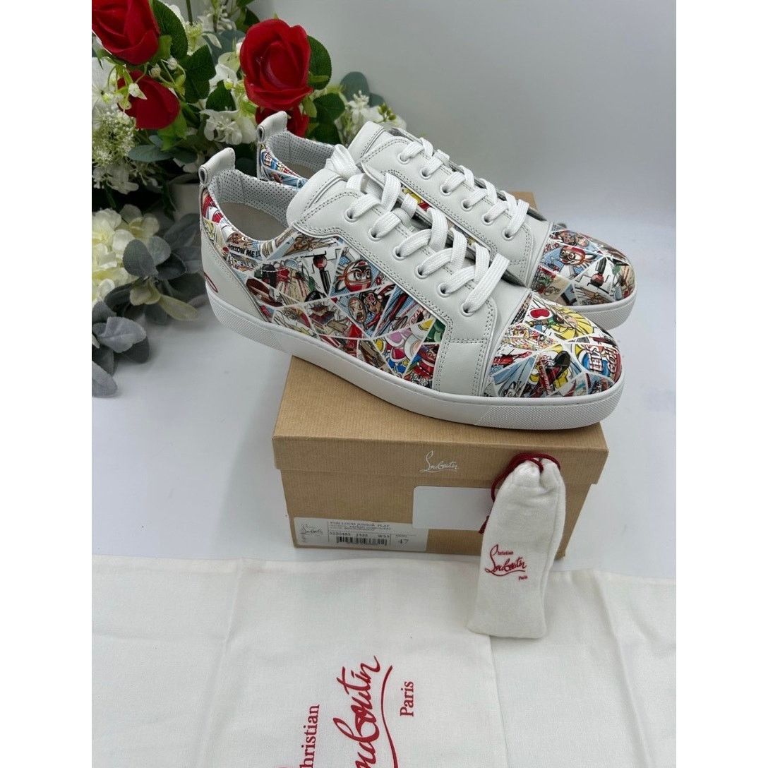 Christian Louboutin Christian Louboutin fun Louis Jr flat patent sneaker sz 47 Size US 14 / EU 47 - 3 Thumbnail
