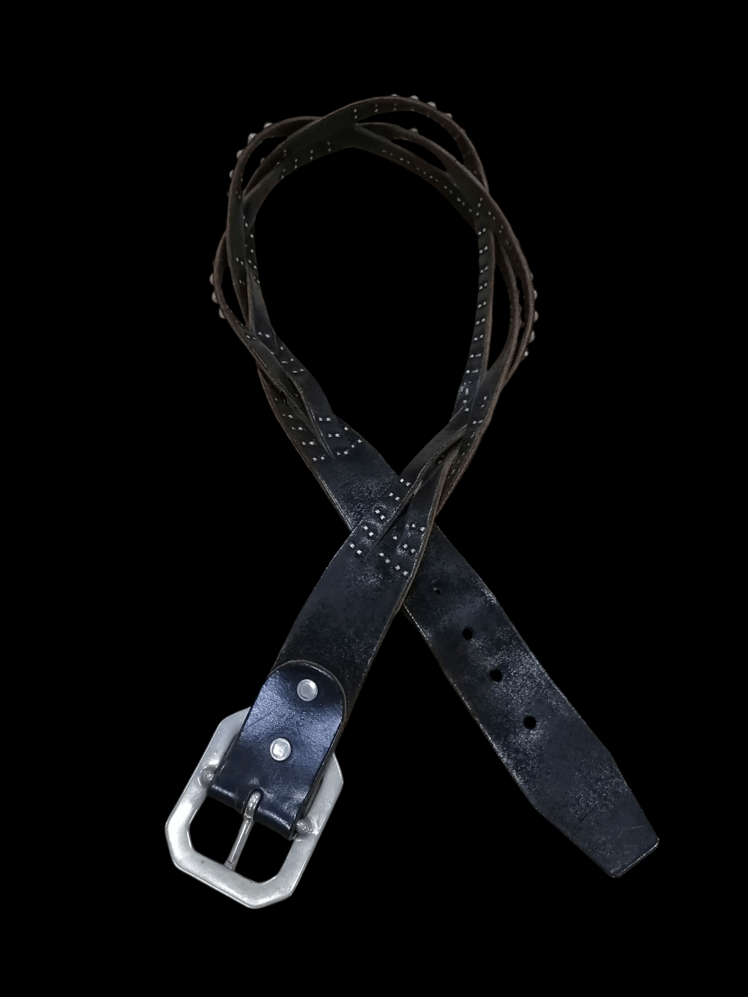 Genuine Leather × Japanese Brand Japan Leather Craft Beads Belts Size ONE SIZE - 6 Thumbnail