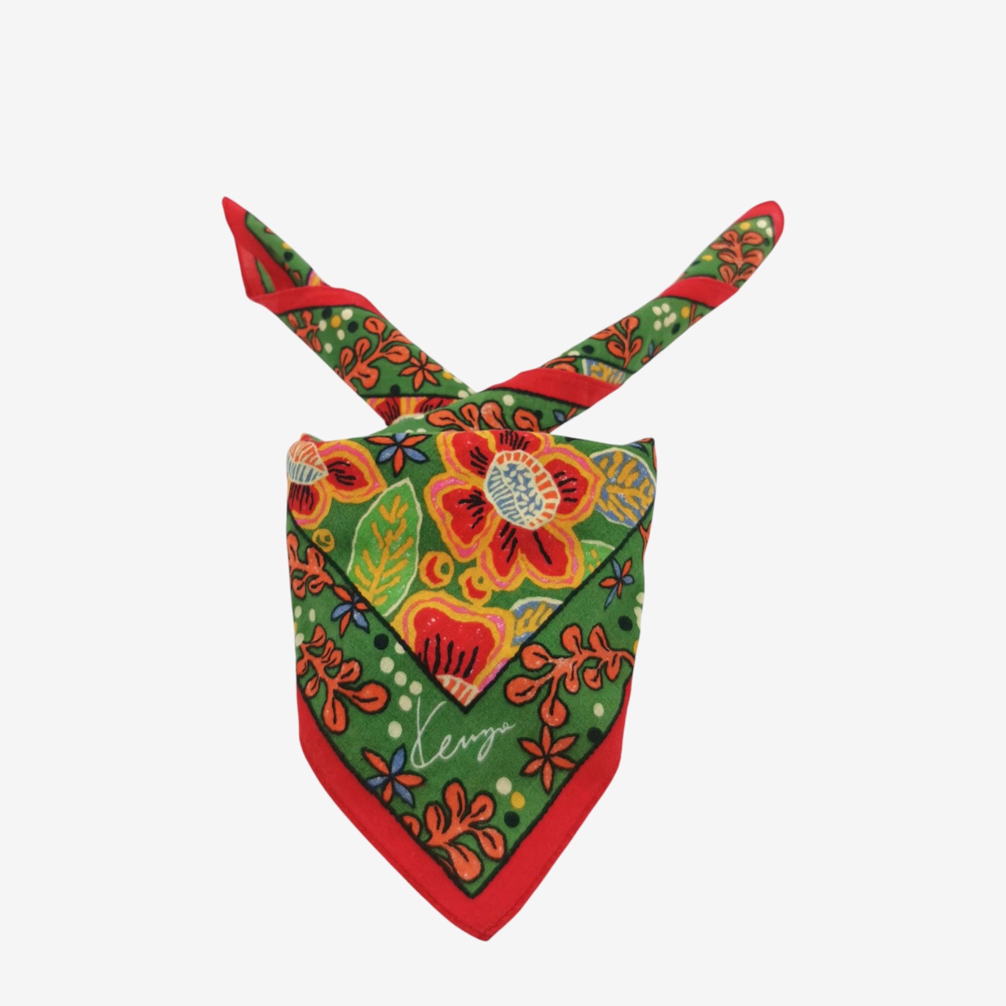 Kenzo Vintage Kenzo Handkerchief Bandana Neckerchief Size ONE SIZE - 4 Thumbnail