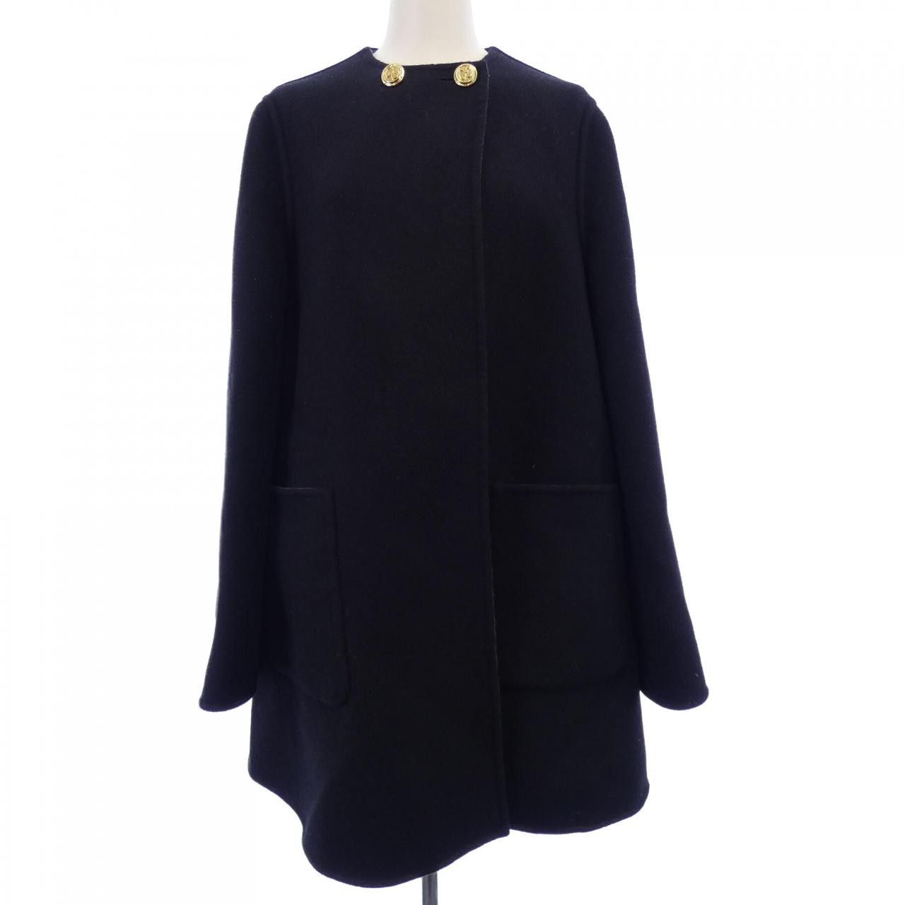 Gucci Gucci Gucci Diagonal G Wool Coat Others Outerwear 746532ZANAX DUTY FREE for USA Size ONE SIZE - 1 Thumbnail