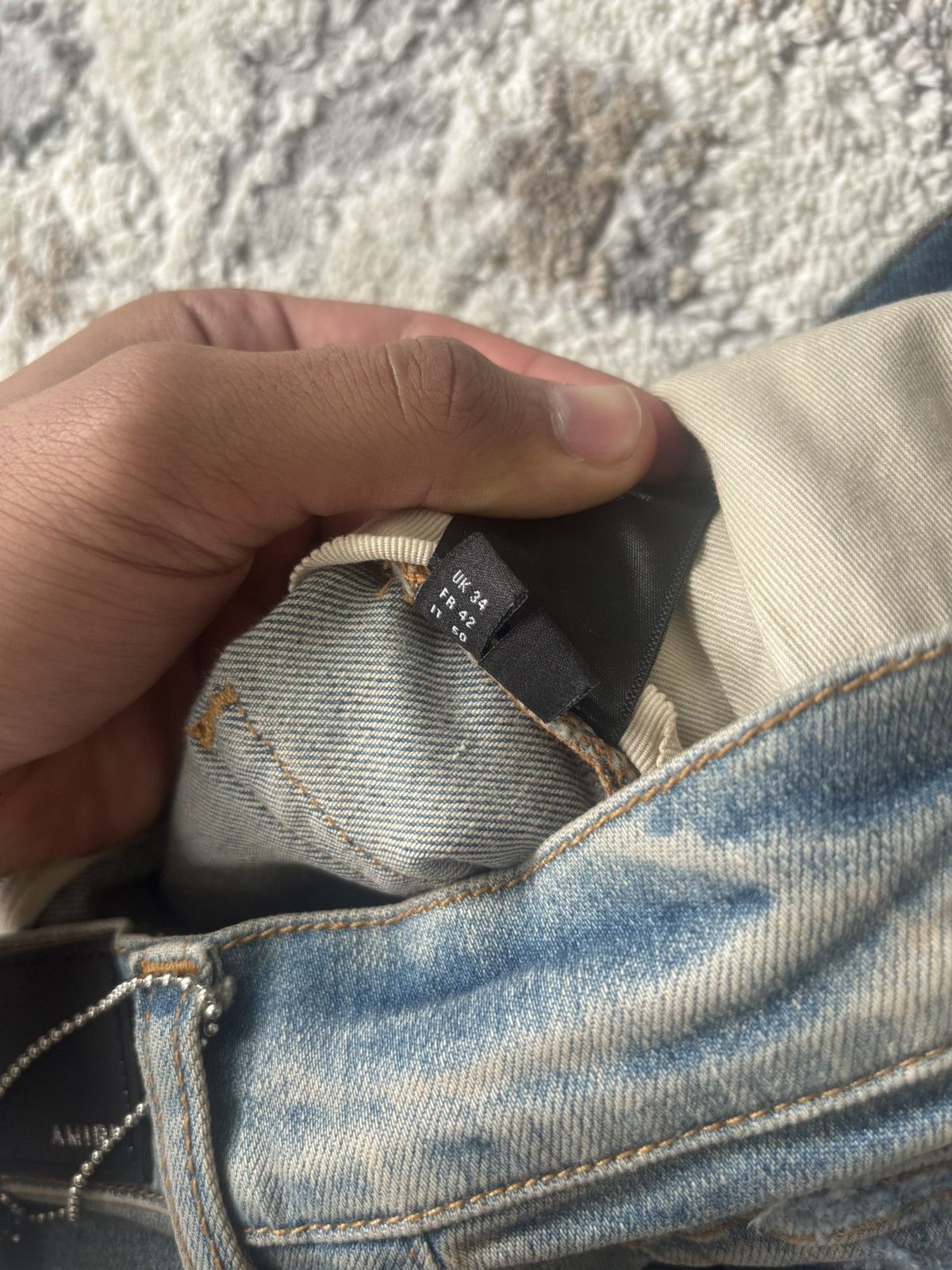 Amiri Amiri MX2 Blue Patch Size US 34 / EU 50 - 8 Thumbnail