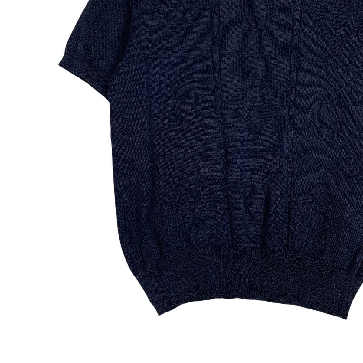 Courreges COURREGES Short Sleeve Crewneck Knitted Sweater #1226-C55 Size S / US 4 / IT 40 - 3 Thumbnail