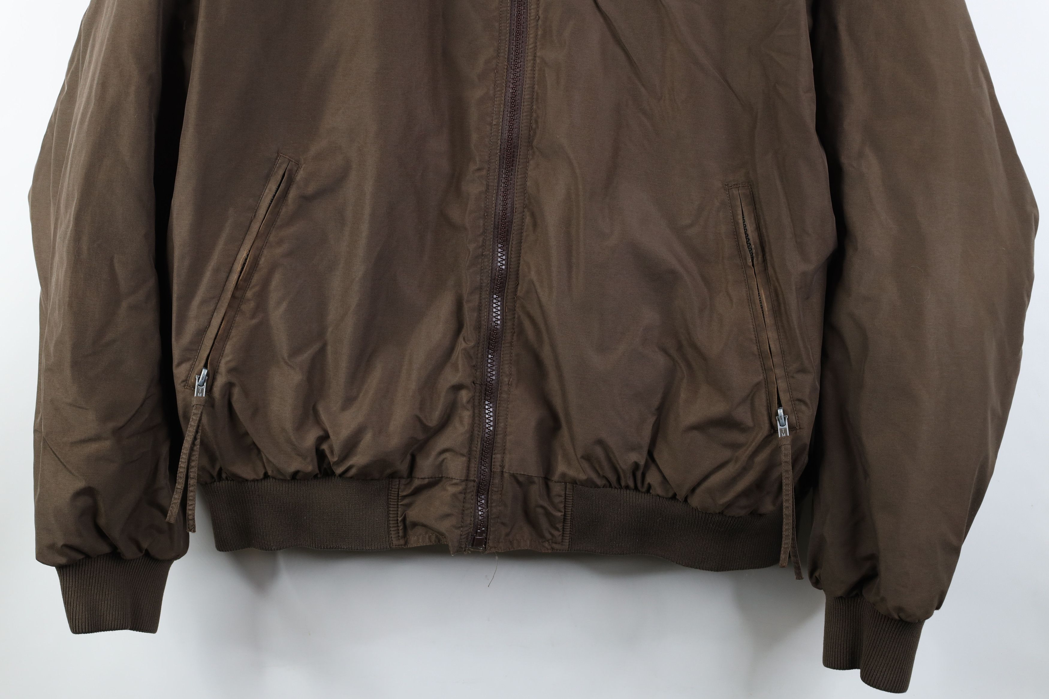 Vintage Vintage Fleece Lined CSX Transportation Bomber Jacket Brown Size US XL / EU 56 / 4 - 3 Thumbnail