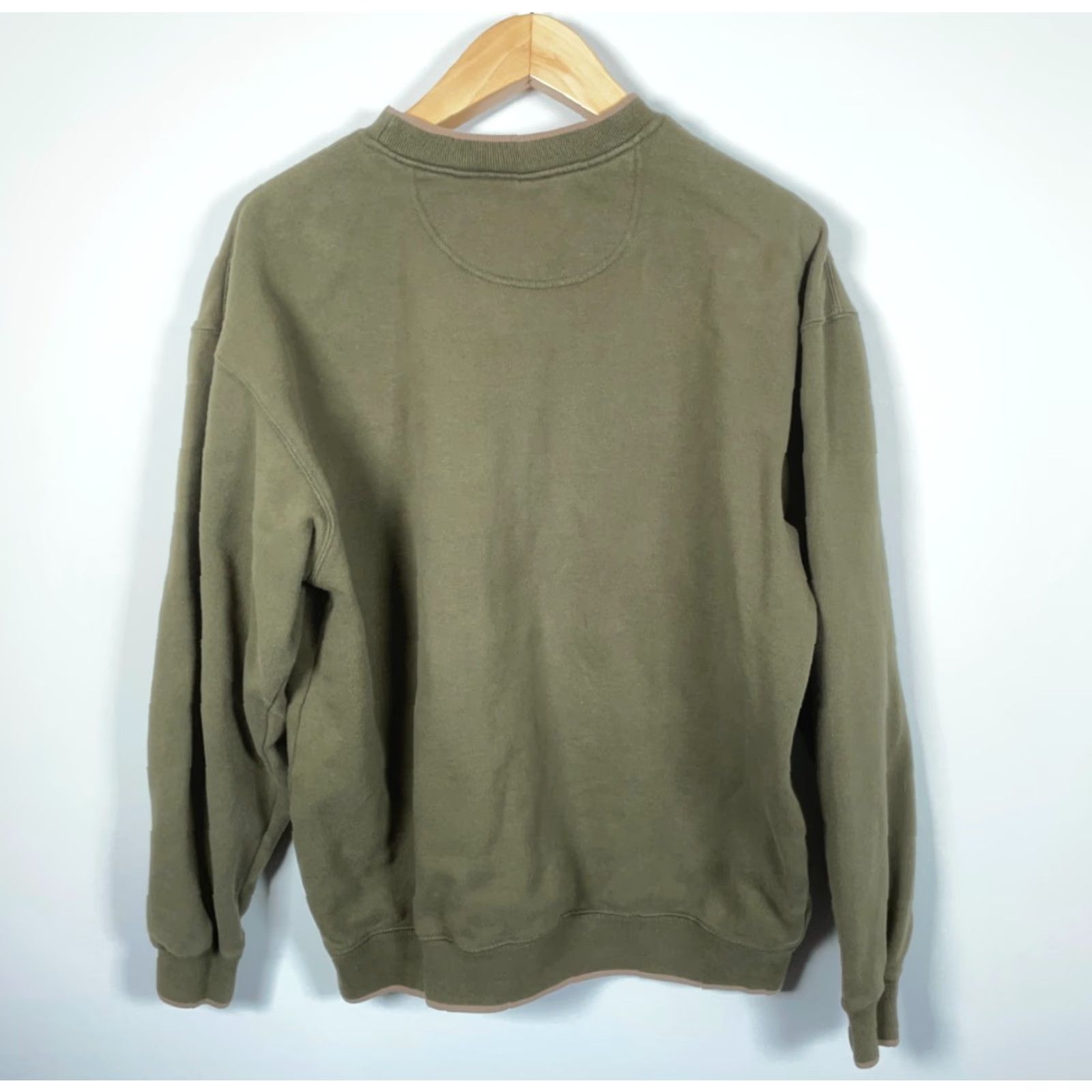 Vintage VINTAGE M&C Sports Sweatshirt Crewneck Green Embroidered Deer Nature Scenic XL Mens Pullover Wool-Heavyweight Cotton Blend Size US XL / EU 56 / 4 - 2 Thumbnail