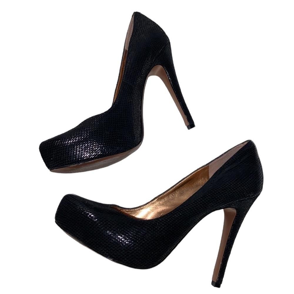 Designer BCBGeneration l Parade Snakeskin Print Leather Pumps 8 Size US 8 / IT 38 - 6 Thumbnail