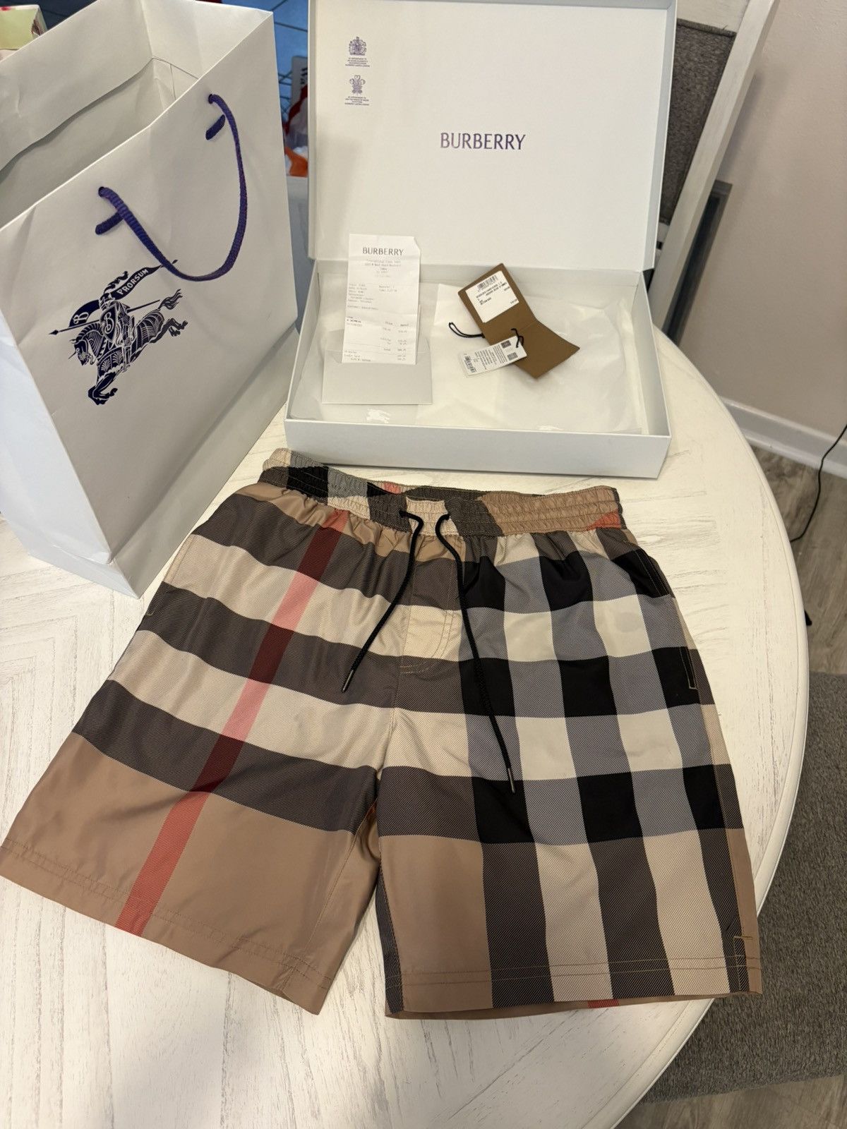 Burberry Burberry swim shorts Size US 38 / EU 54 - 1 Thumbnail