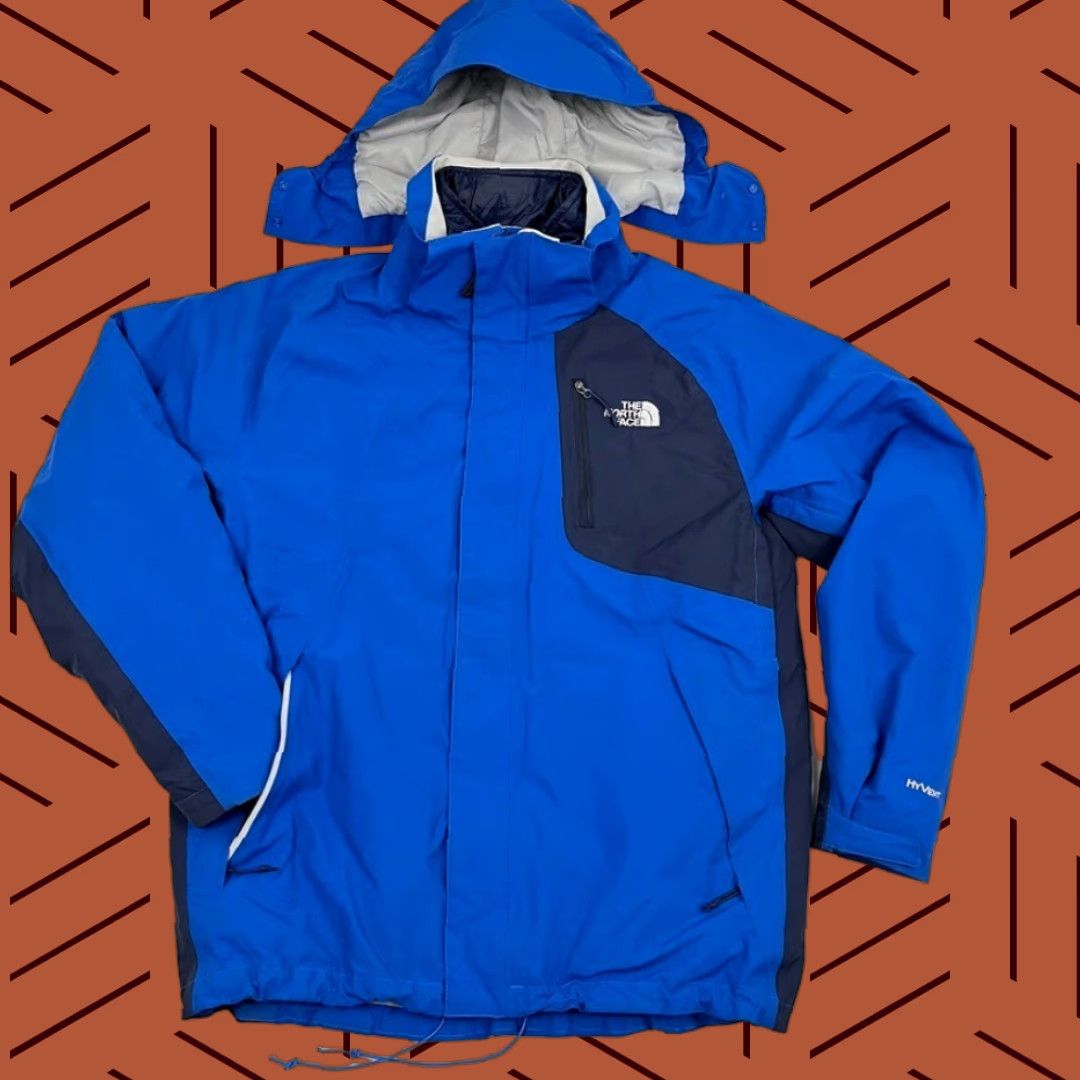 The North Face The North Face Atlas Tri-Climate Jacket Men M Blue Waterproof Hyvent 3-in-1 Coat Size US M / EU 48-50 / 2 - 1 Thumbnail