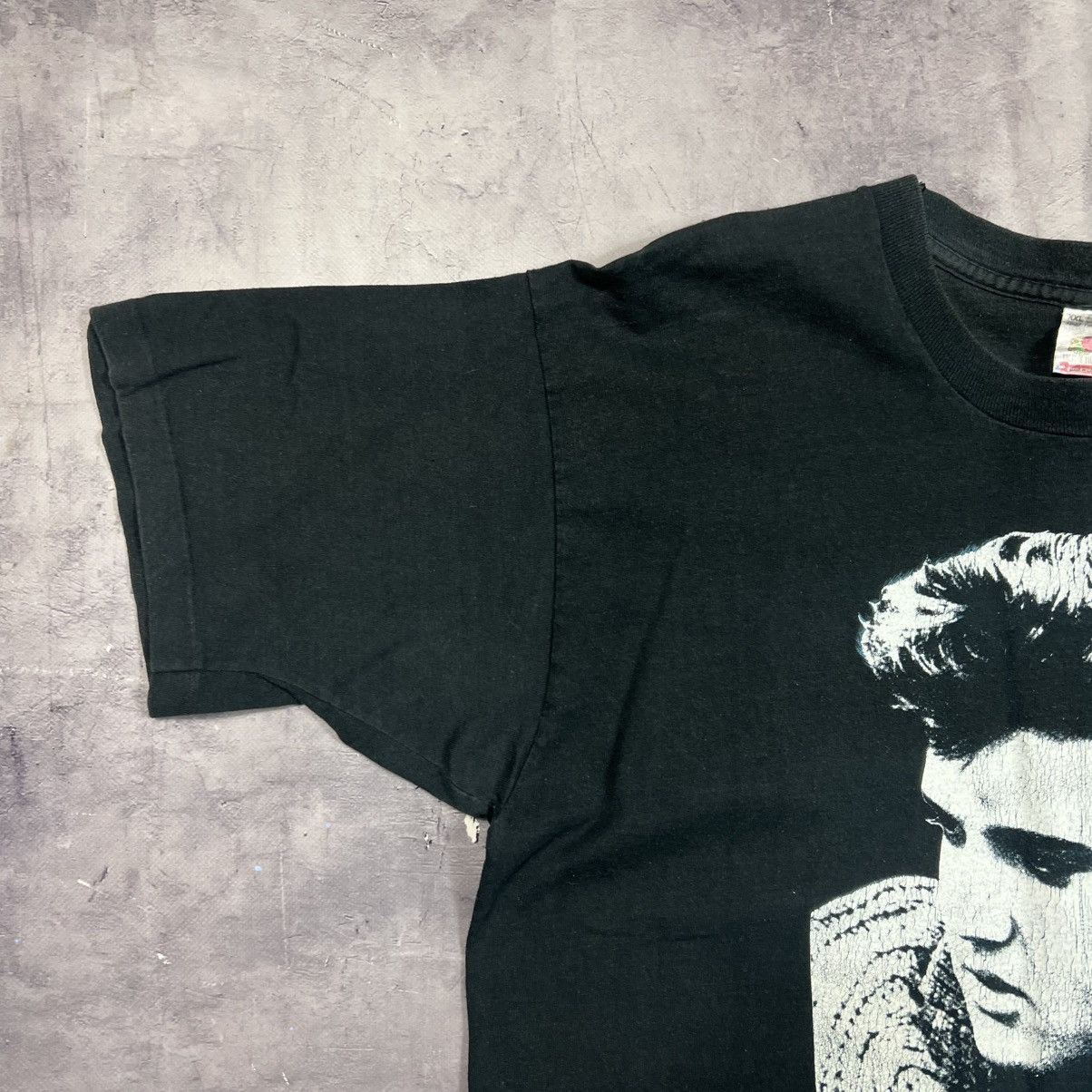 Vintage Rare! Elvis Presley 1994 Vintage Big Logo Tee 90s Size US XXL / EU 58 / 5 - 2 Thumbnail