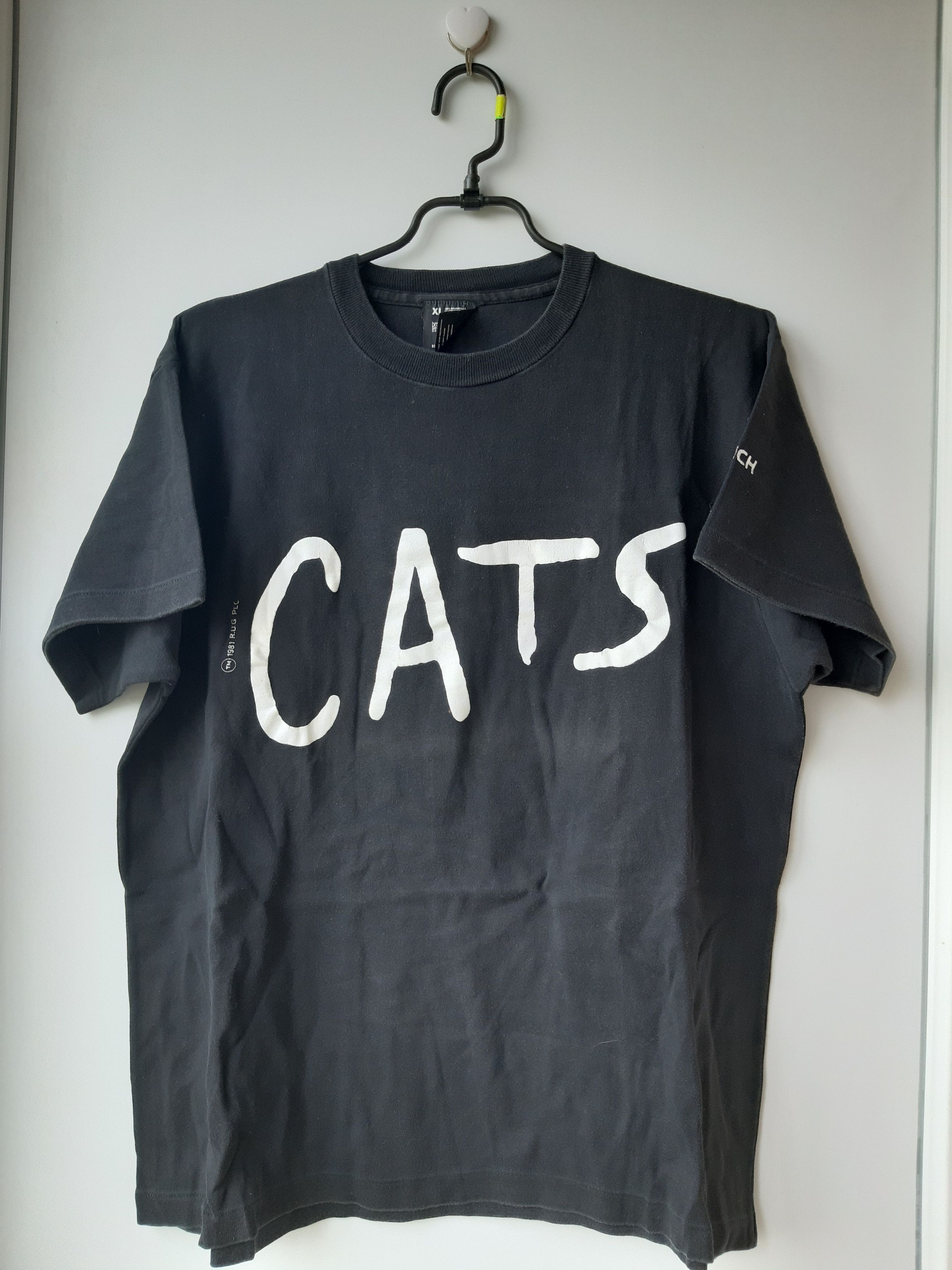 Band Tees × Vintage VINTAGE 1981 CATS BAND TOUR TEE Size US XL / EU 56 / 4 - 1 Thumbnail
