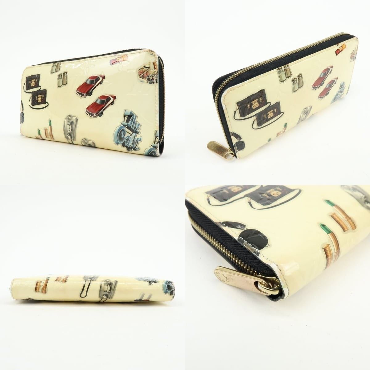 Louis Vuitton Louis Vuitton Zippy Wallet Sticker Print Patent Size ONE SIZE - 3 Thumbnail