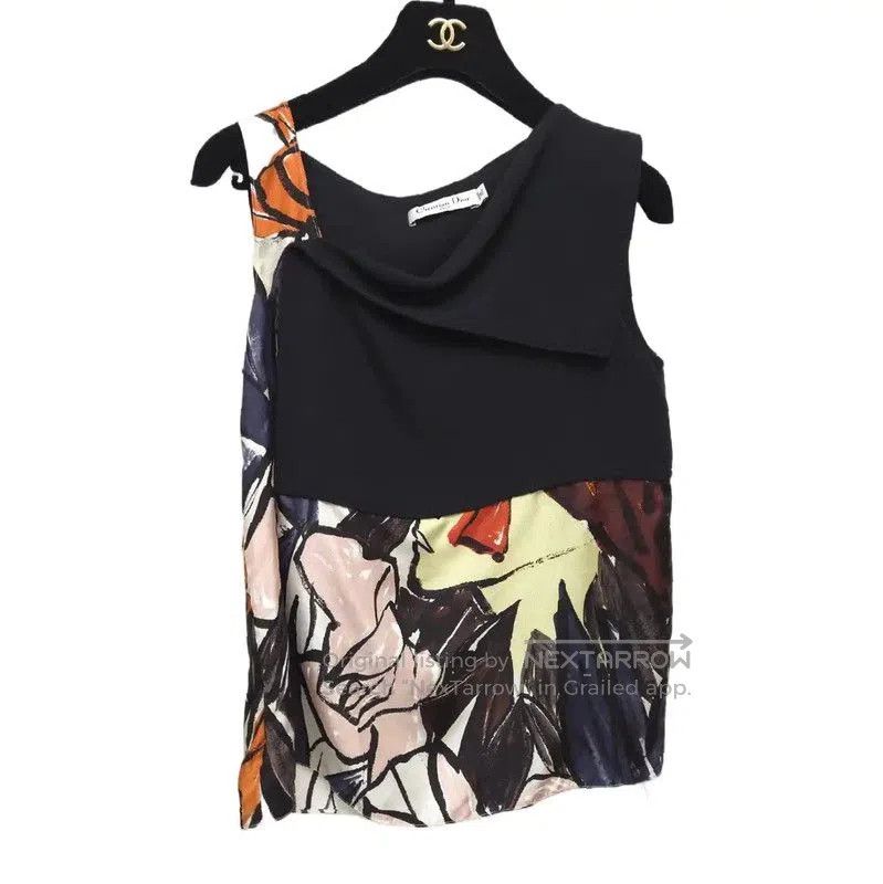 Dior Dior Multicolor Silk Short Sleeve Summer Shirt . Size S / US 4 / IT 40 - 2 Thumbnail