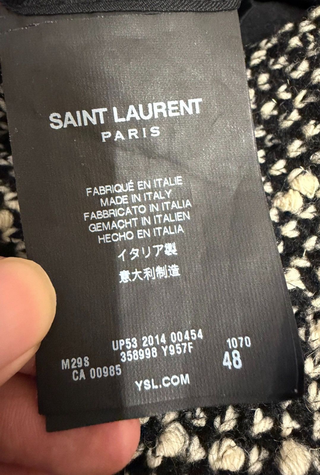 Saint Laurent Paris Saint Laurent SLP 14FW Runway Chesterfield Coat Size US M / EU 48-50 / 2 - 6 Thumbnail