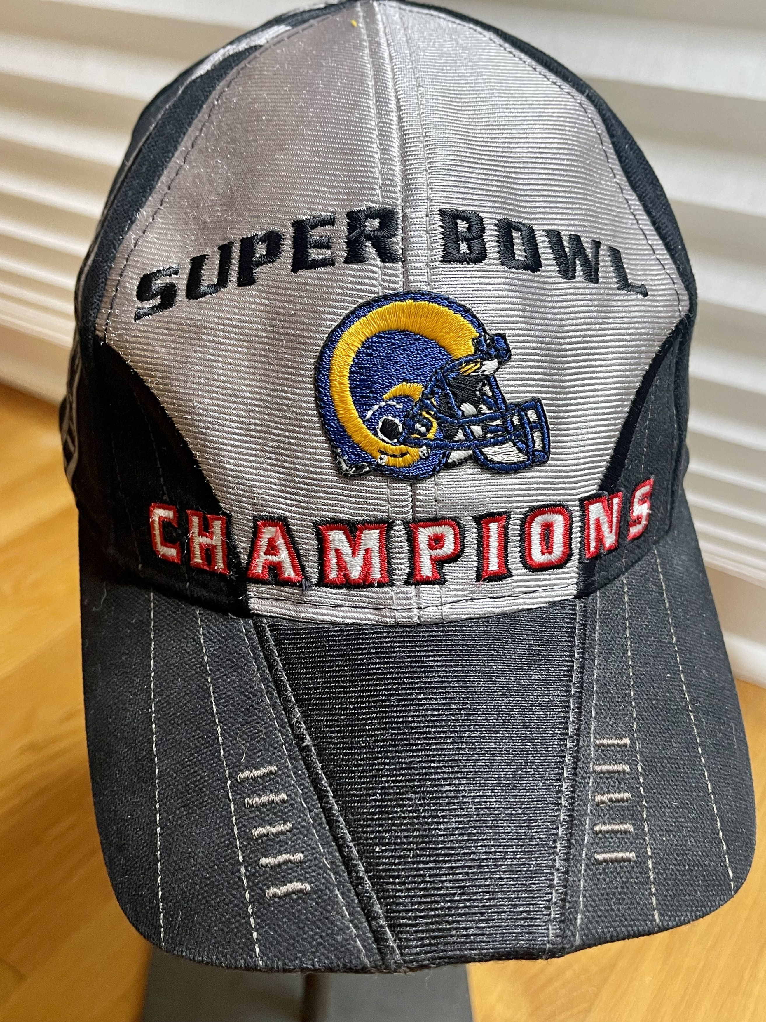 NFL × Puma × Vintage 2000 St Louis Rams Super Bowl Champions Vintage Hat Size ONE SIZE - 11 Thumbnail