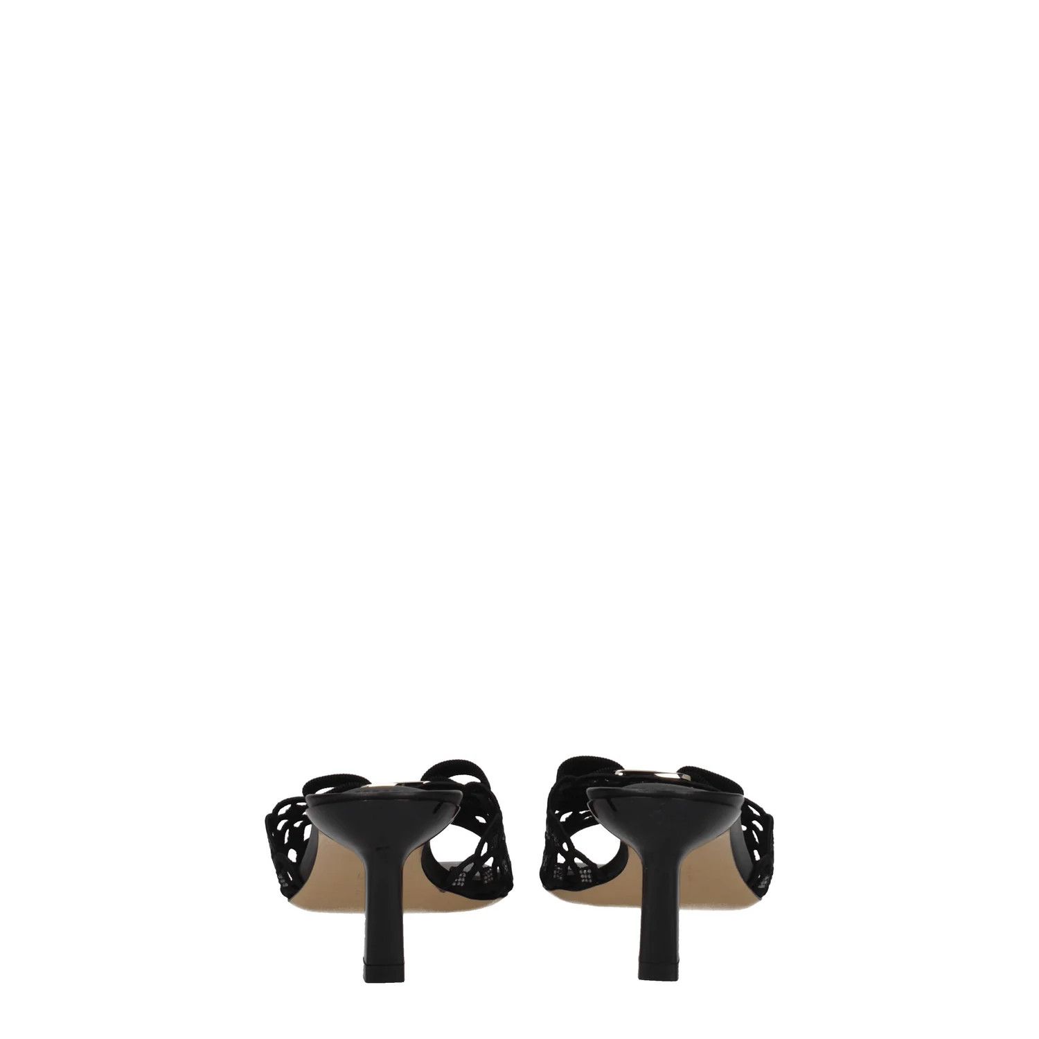 Salvatore Ferragamo ob1o1e1224 Fabric Slippers & Clogs in Black Size US 6.5 / IT 36.5 - 5 Thumbnail