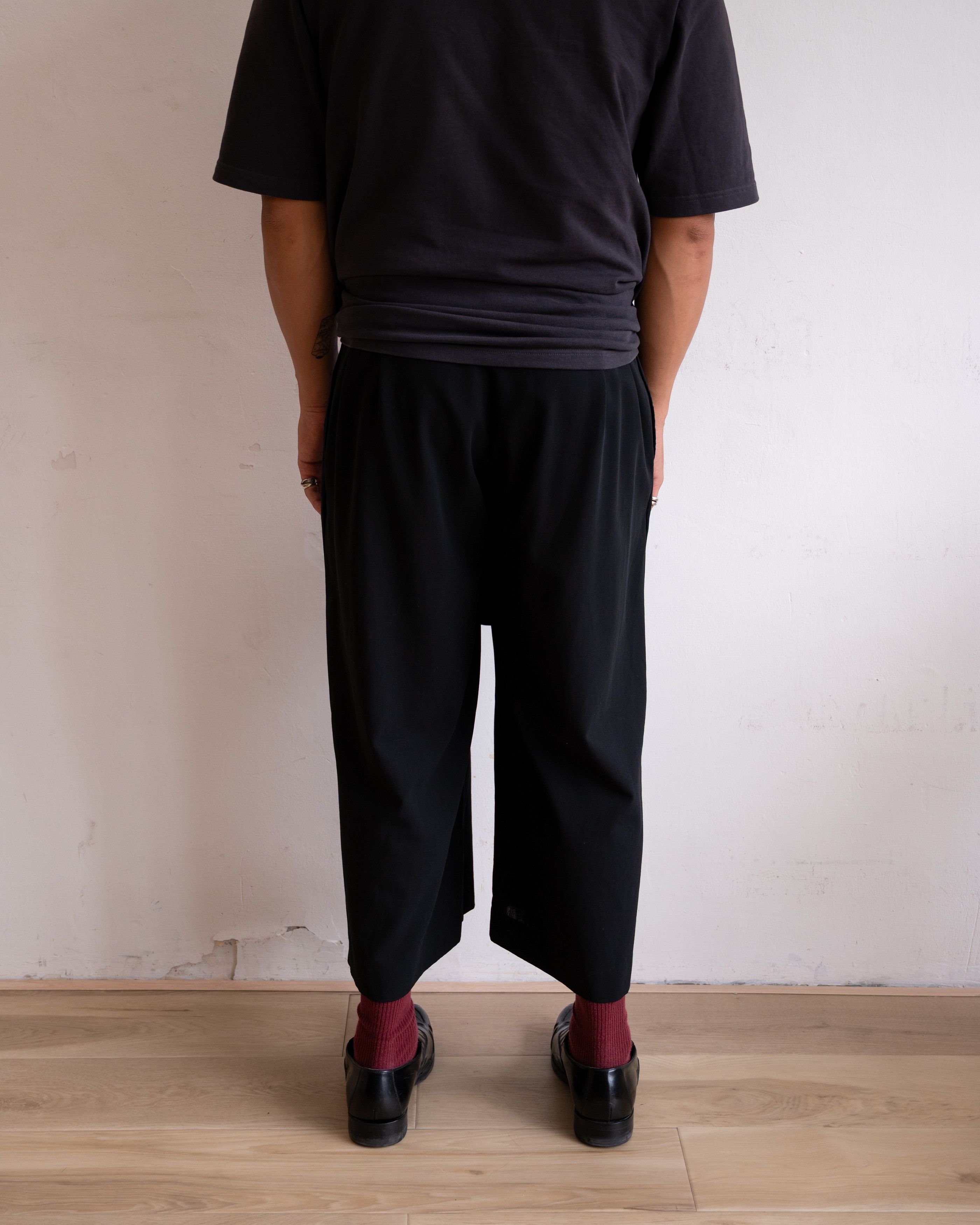 Yohji Yamamoto Yohji Yamamoto 90’s cropped wide-leg wool trousers Size US 30 / EU 46 - 12 Thumbnail