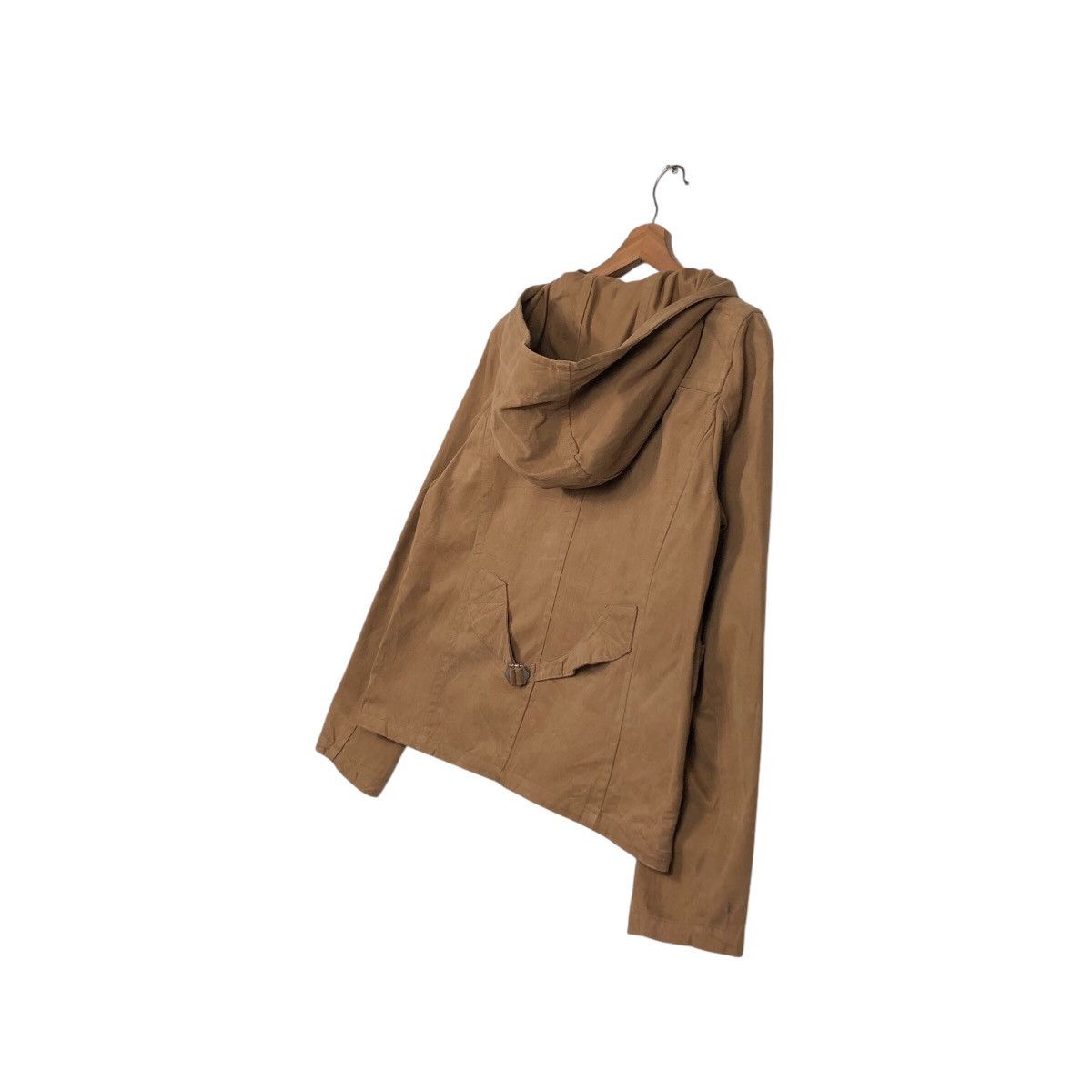 Issey Miyake 📌Vintage Cropped Biker Jacket Sunaokuwahara Duck Canvas Size US M / EU 48-50 / 2 - 12 Thumbnail