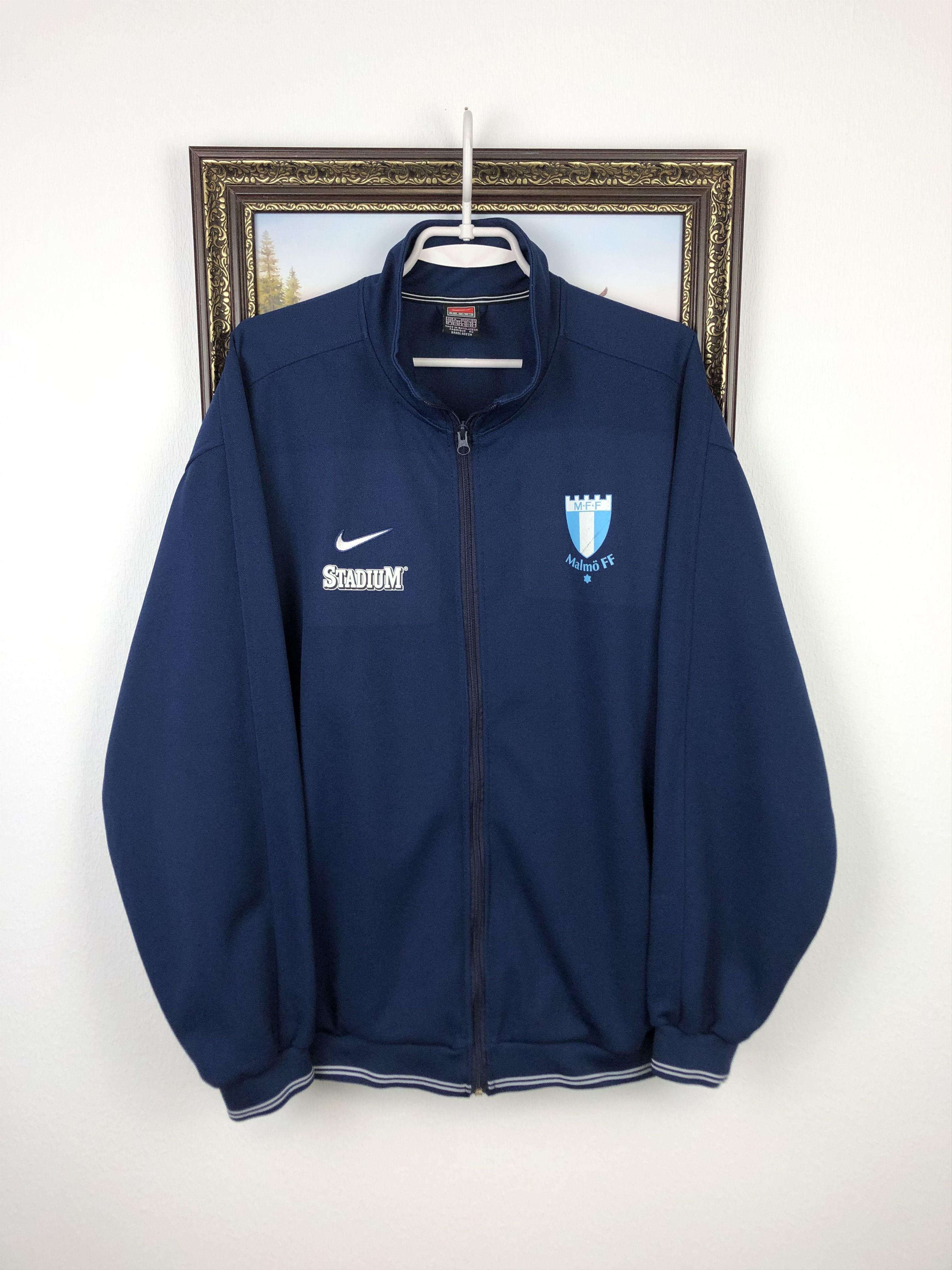 Vintage Nike Malmo Football Jacket Ibrahimovic Track Top