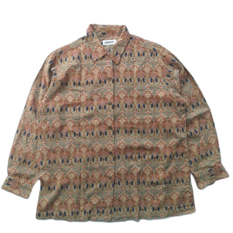 Liberty × Liberty London Liberty London ethnic batik pattern shirt casual Size US L / EU 52-54 / 3 - 1 Thumbnail