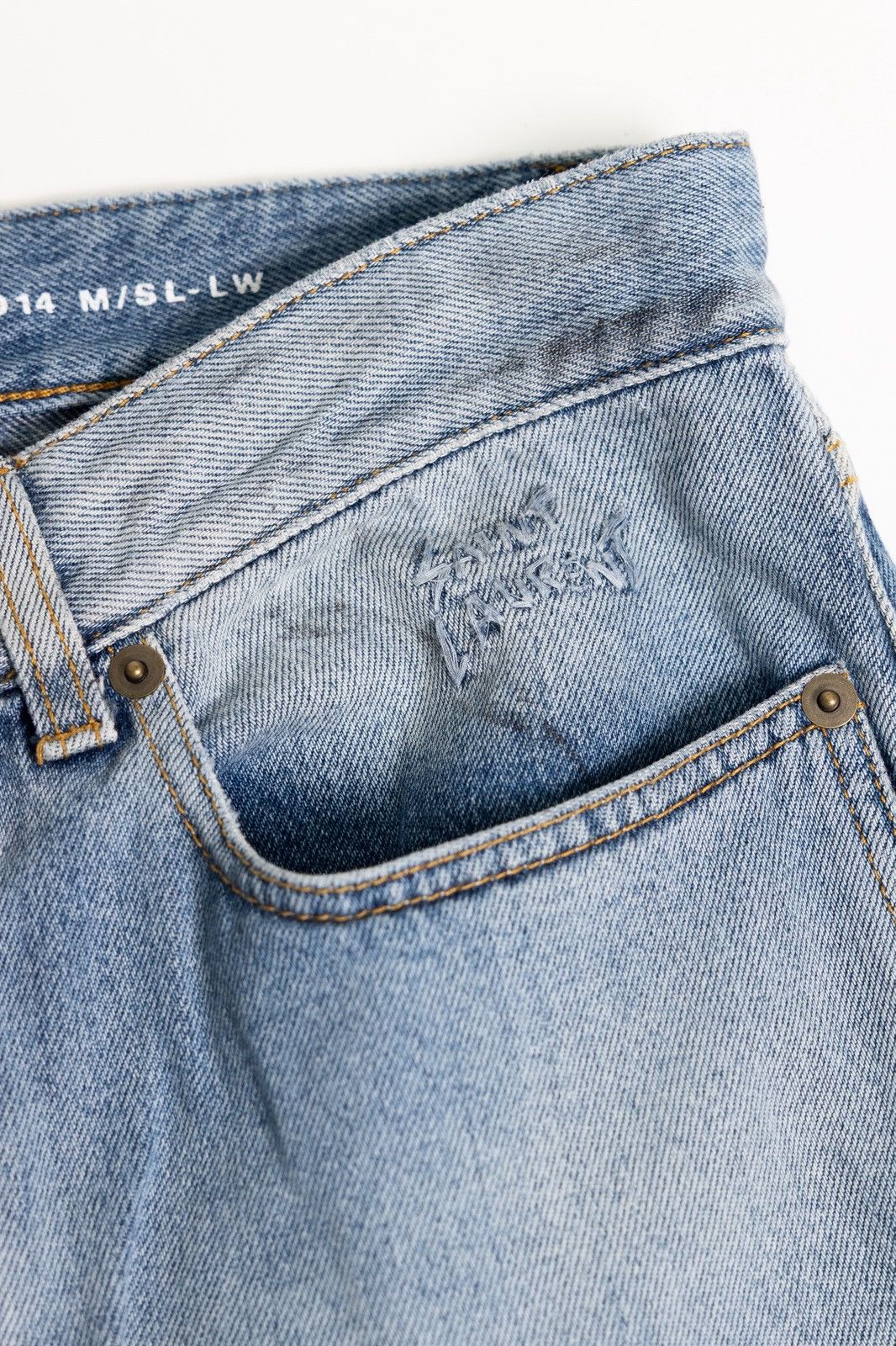 Saint Laurent Paris Saint Laurent Paris Blue Denim Size US 31 - 3 Thumbnail