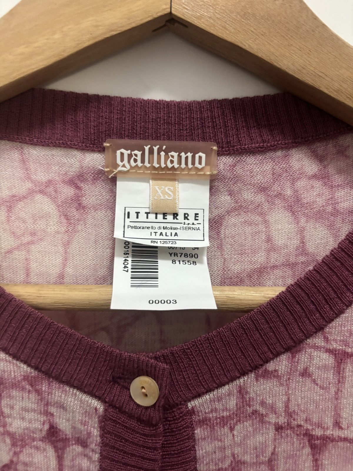 John Galliano Galliano knit jacket cardigan Xs Size XS / US 0-2 / IT 36-38 - 4 Thumbnail