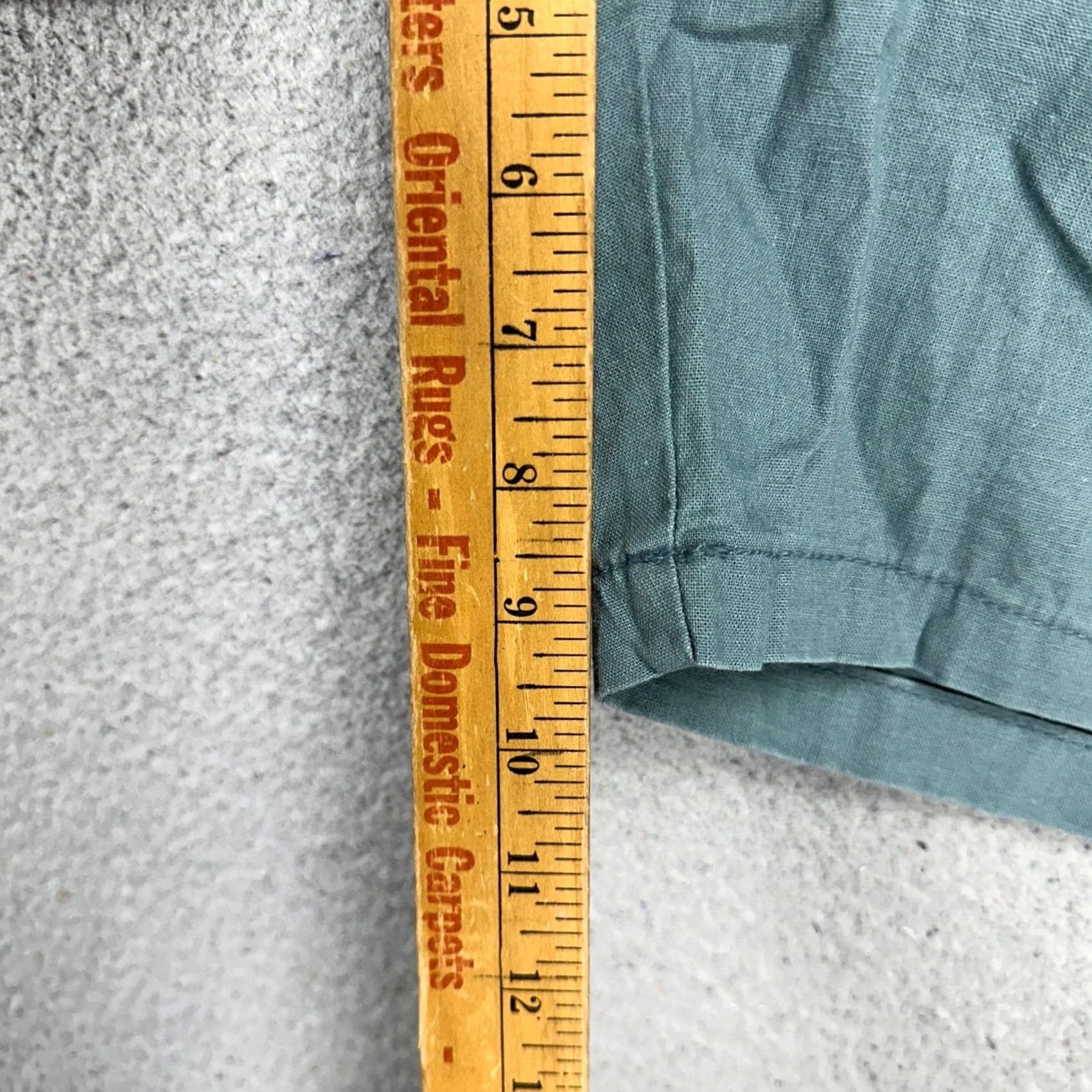 Old Navy Old Navy Mens Green Khaki Shorts 40 Slim Linen Blend Flat Front Casual Pockets Size US 40 / EU 56 - 6 Thumbnail